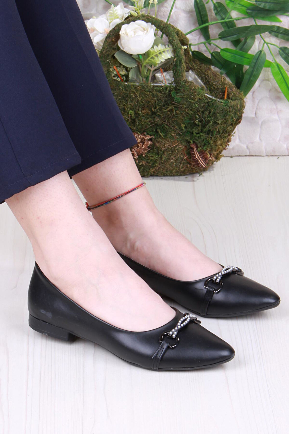 Fort 01-626 Soft Toka Detaylı Rahat Kadın Babet