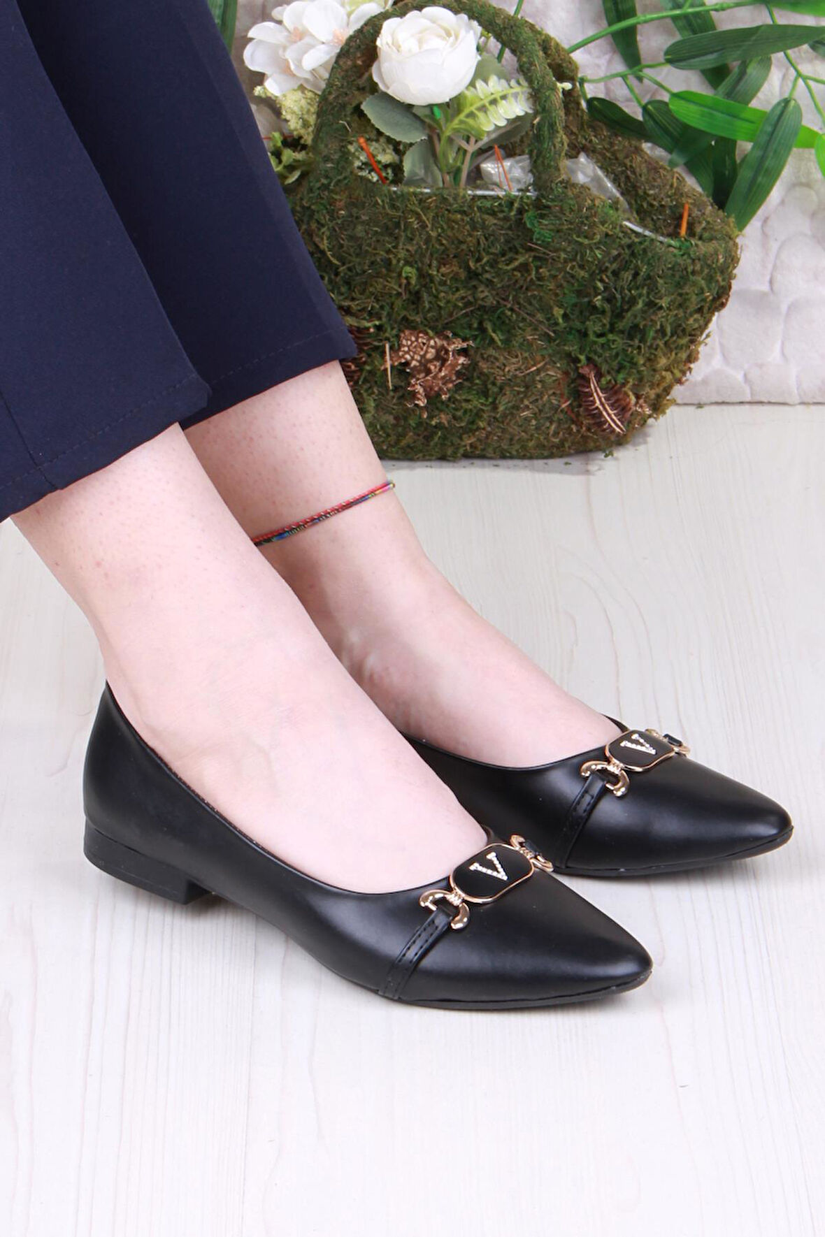 Fort 01-627 Soft Toka Detaylı Rahat Kadın Babet