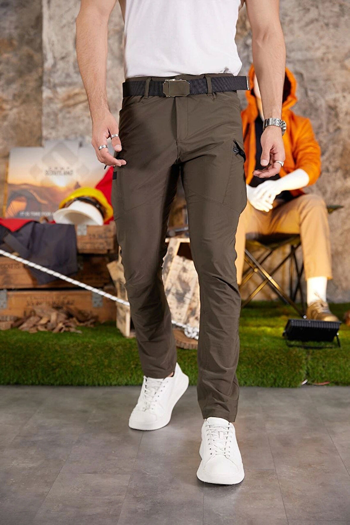 Alemdar Model Unisex Spor Likralı Yazlık Taktik Pantolon