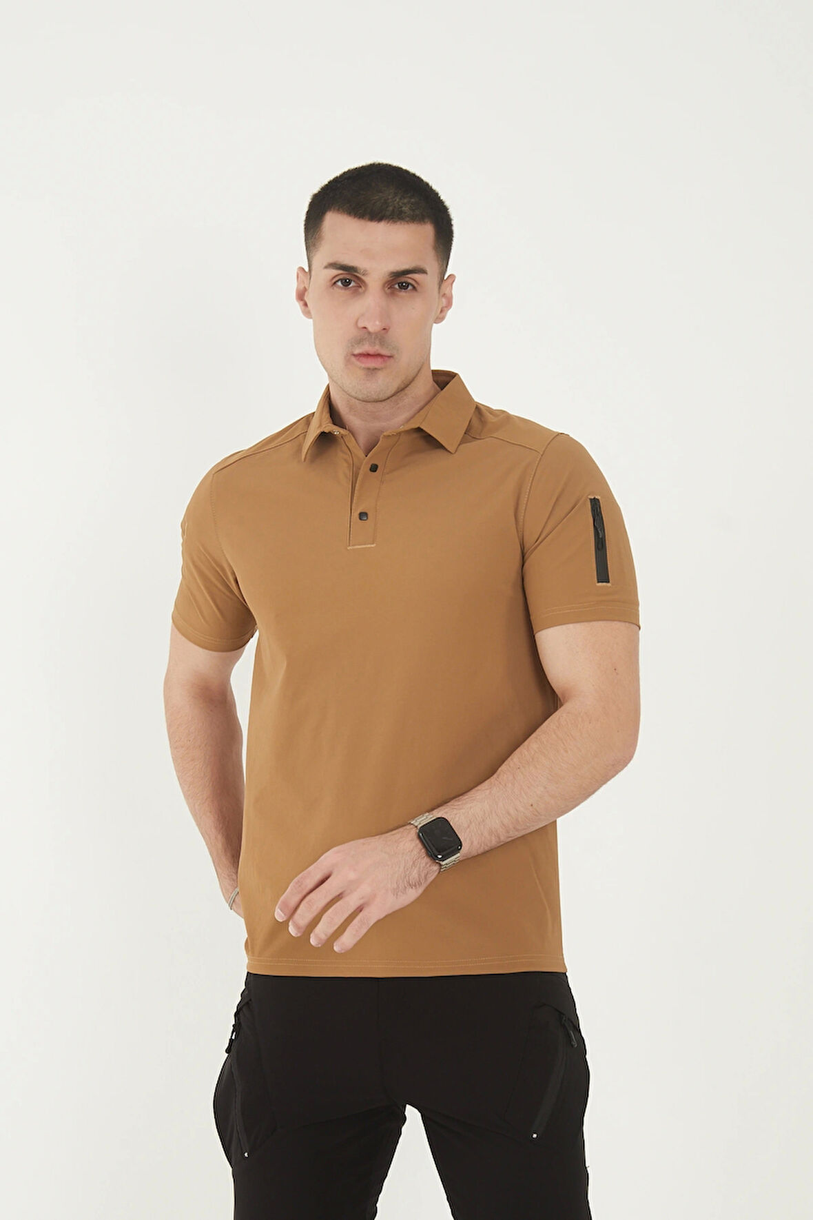 Outdoor Taktik Polo Tişört | Su İticili, Esnek, Nefes Alabilir | Görev & Günlük Kullanım İçin