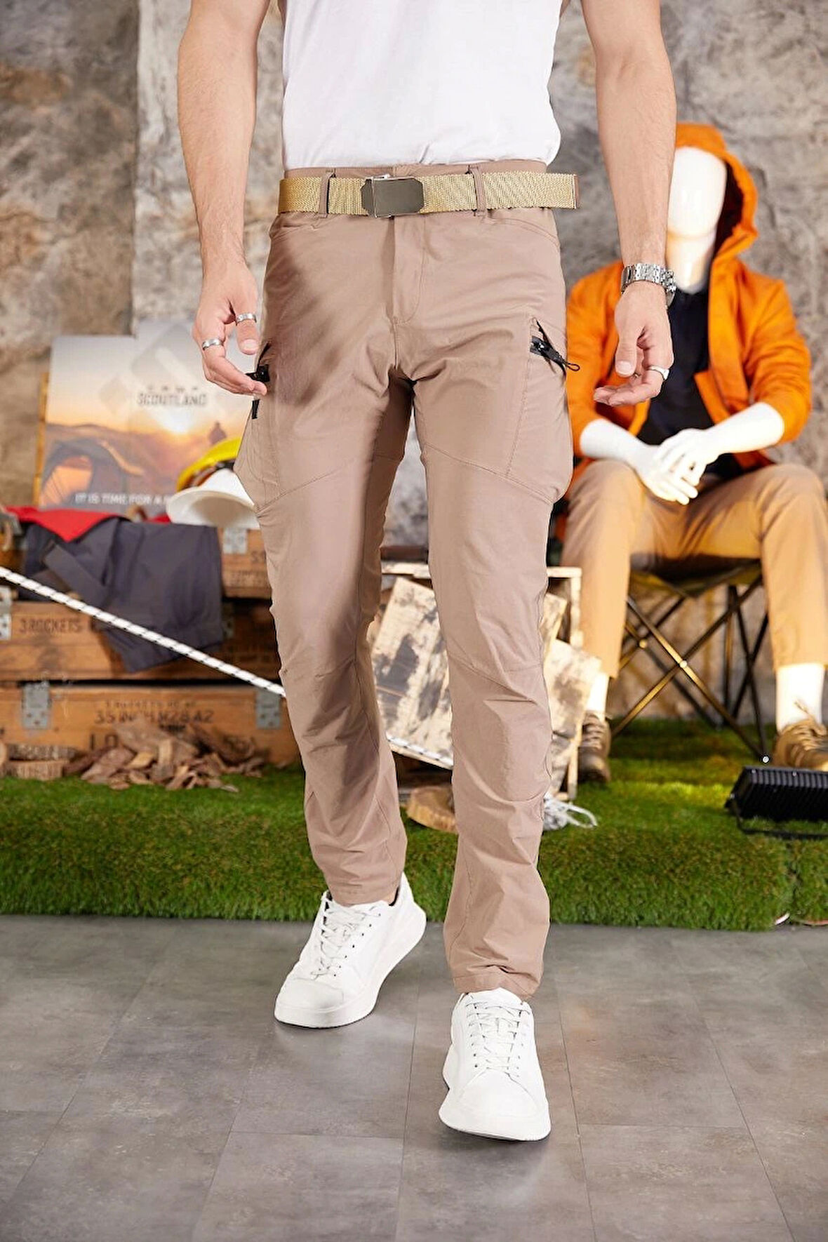 Alemdar Model Unisex Spor Likralı Yazlık Taktik Pantolon