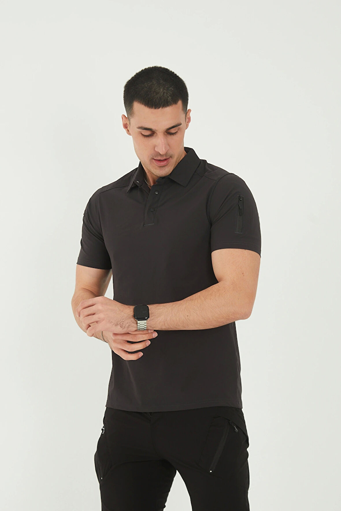 Outdoor Taktik Polo Tişört | Su İticili, Esnek, Nefes Alabilir | Görev & Günlük Kullanım İçin