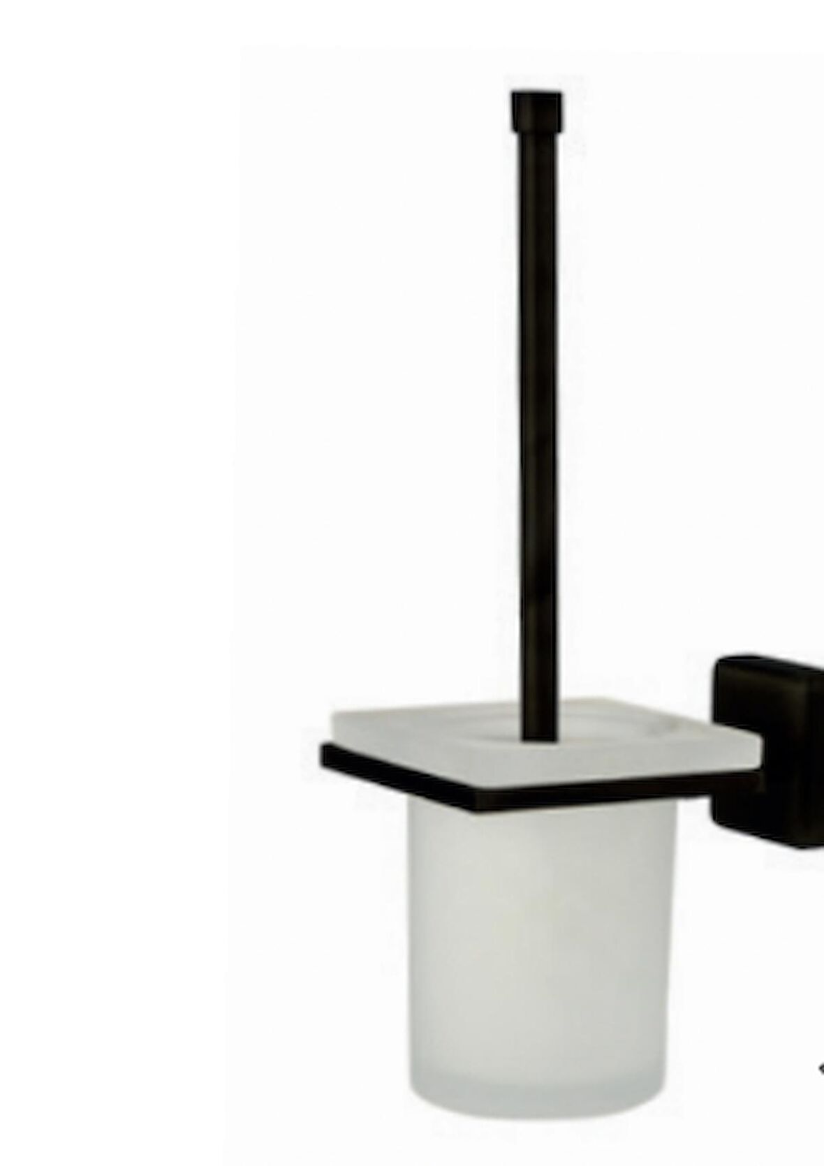 Banyo Aksesuarları Aqua Tuvalet Fırçalık Sıyah