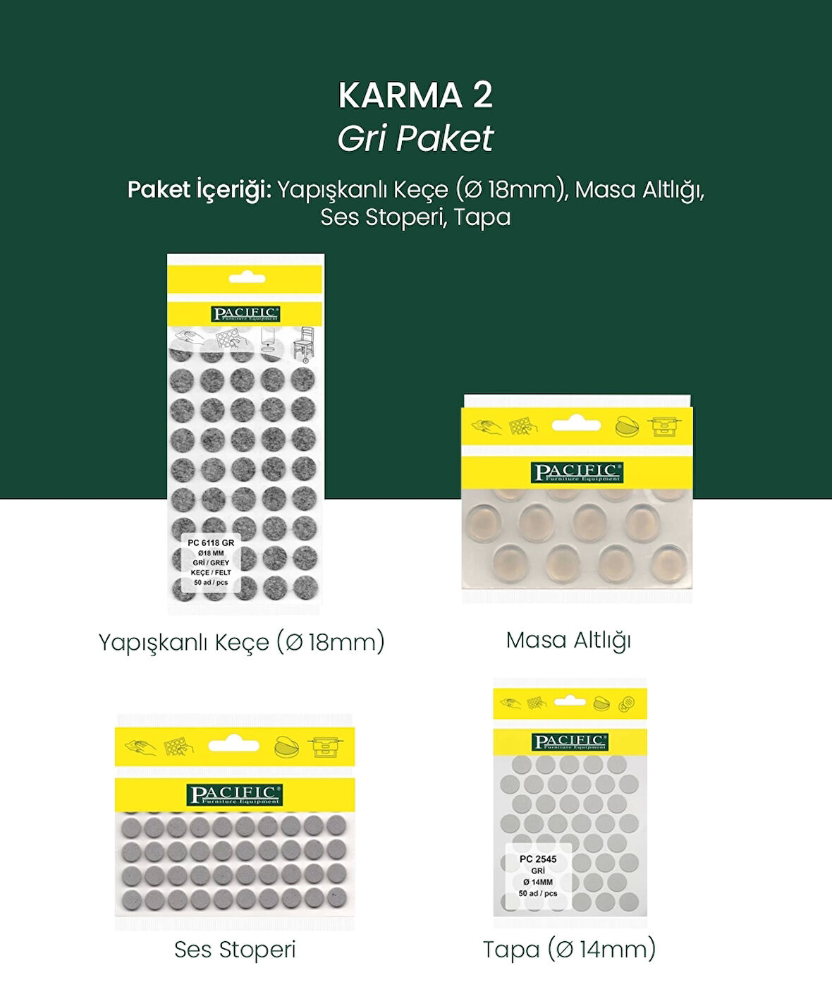 KARMA 2 GRİ PAKET