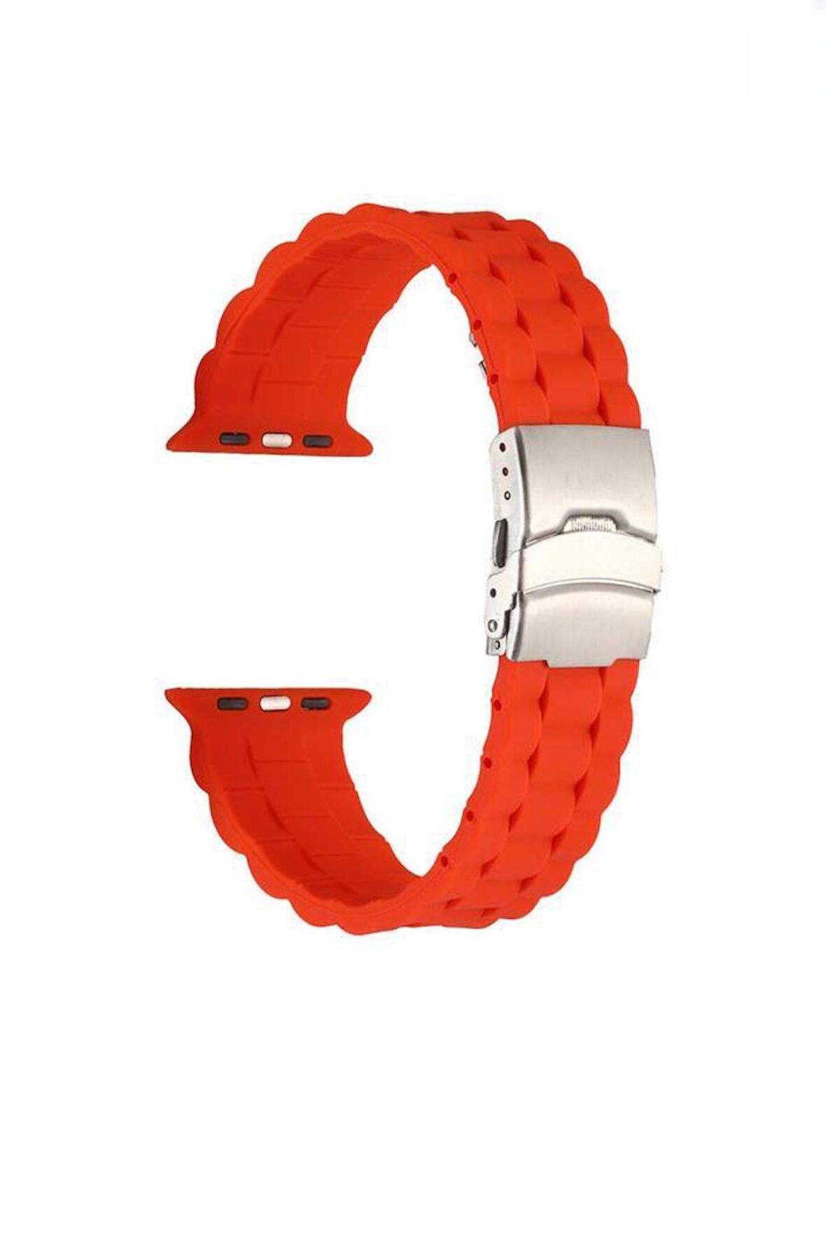 Apple Watch Ultra 49mm Renkli ​​​​KRD-72 Silikon Strap Kayış