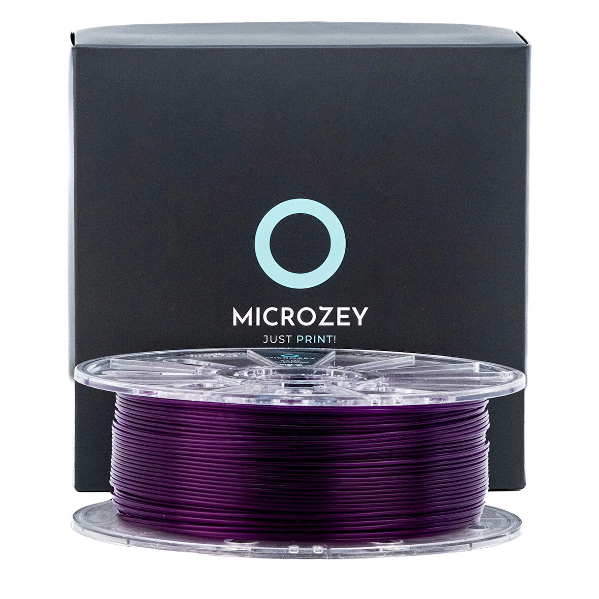 Microzey Şeffaf Mor Pla Pro Hyper Speed Filament