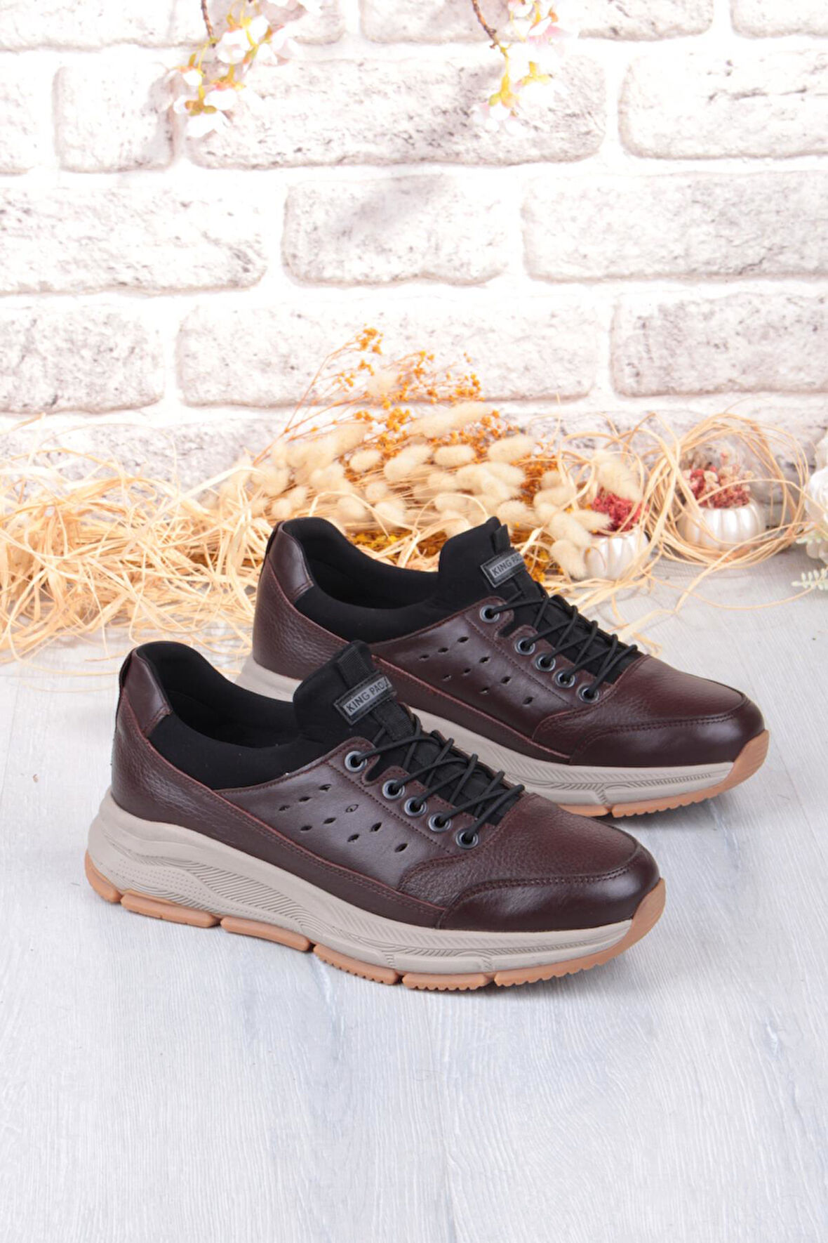 King Paolo I1308 Energy Hafif Rahat Hakiki Deri Erkek Ayakkabı