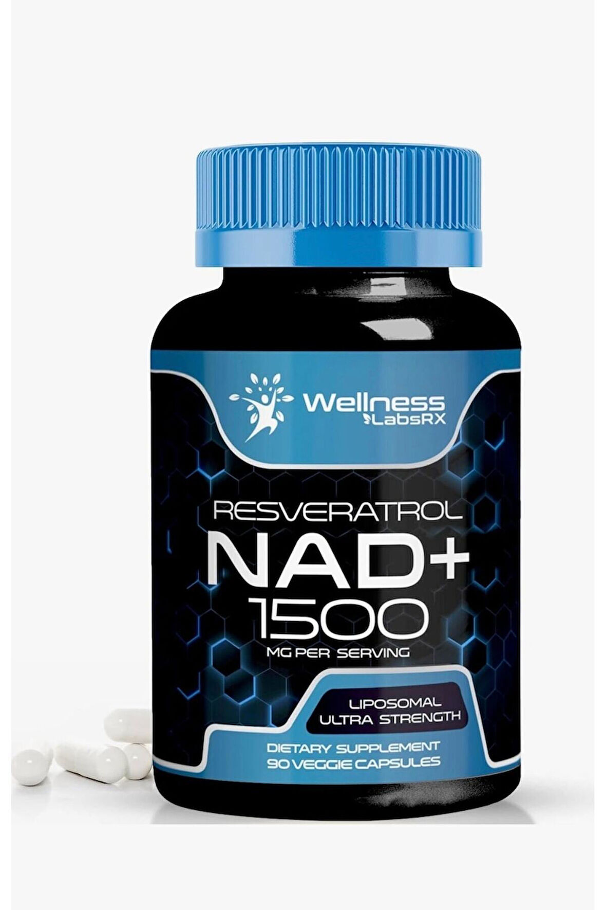 Wellnees Labs NAD + Resveratrol 1500 mg 90 Kapsül- İthal