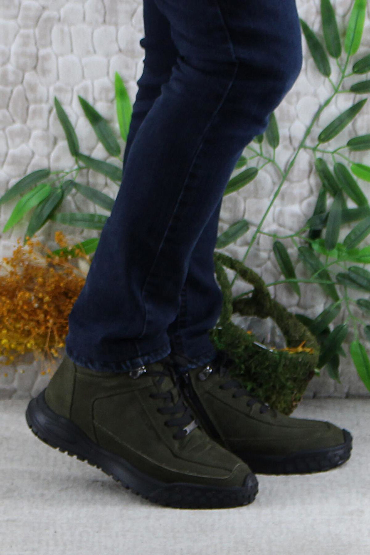 Hammer Jack 102 24882 Haki Orijinal Ürün Hakiki Deri Erkek Bot