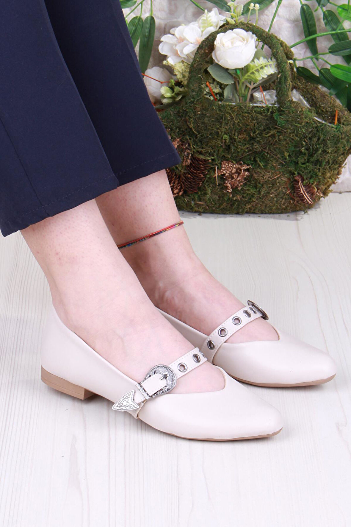 Fort 01-620 Soft Toka Detaylı Rahat Kadın Babet