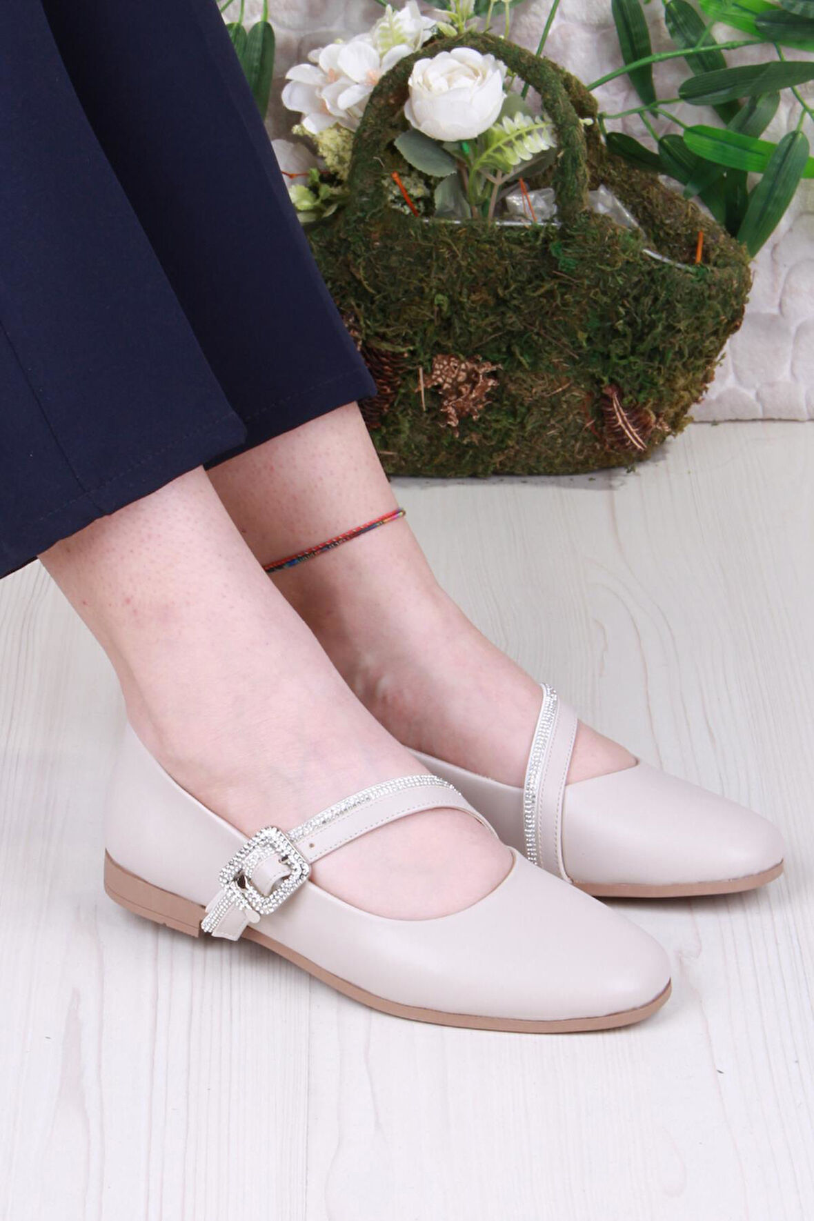 Fort 01-624 Soft Toka Detaylı Rahat Kadın Babet