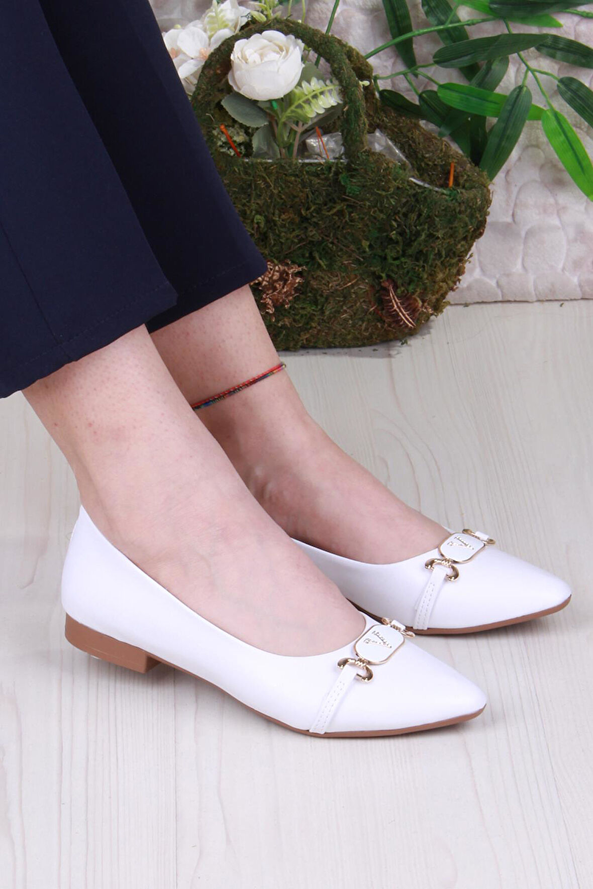 Fort 01-627 Soft Toka Detaylı Rahat Kadın Babet