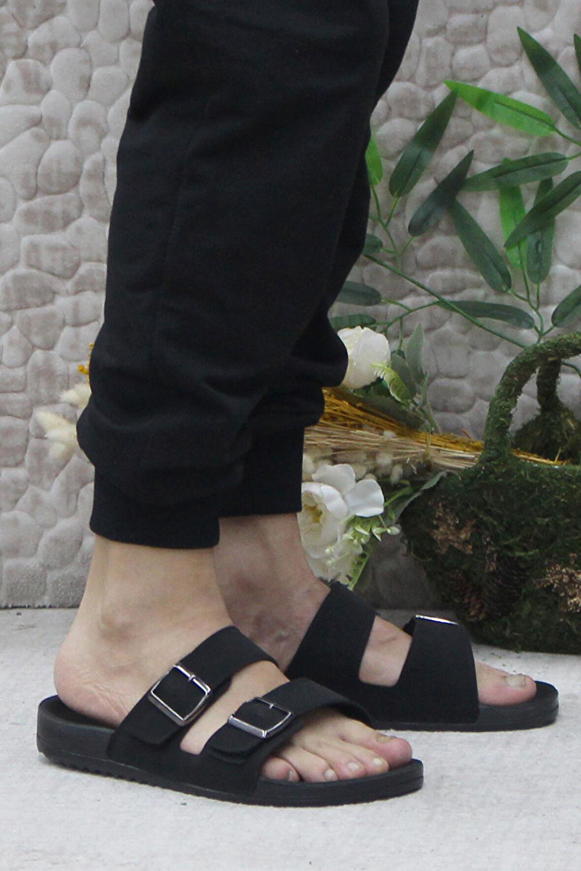 Fort 206005 Siyah Rahat Esnek Anatomik Erkek Terlik