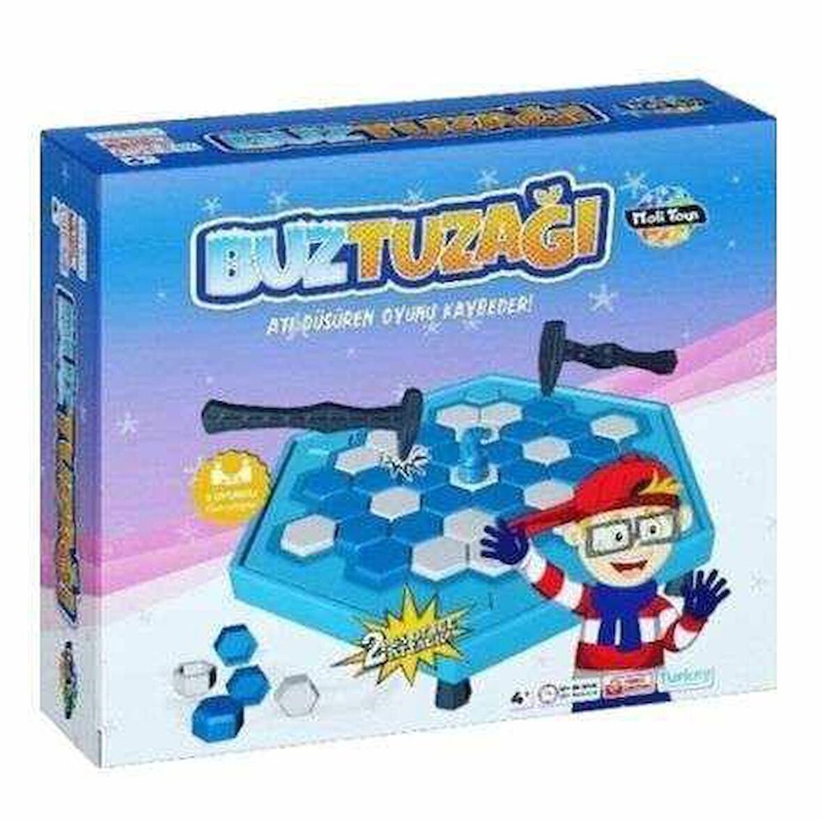 Moli Toys Buz Tuzağı Oyunu Moli Buz Kırma Eğitici Akıl Zeka ve Strateji Oyunu