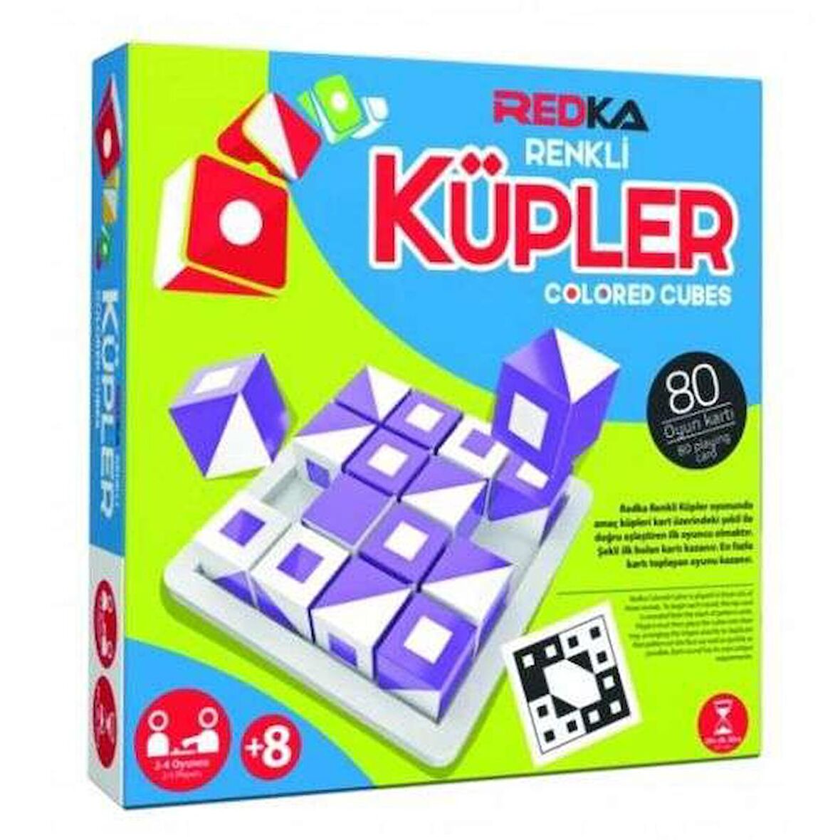 Redka Renkli Küpler Sihirli Küpler Qbitz Qbig Zeka Akıl Oyunu