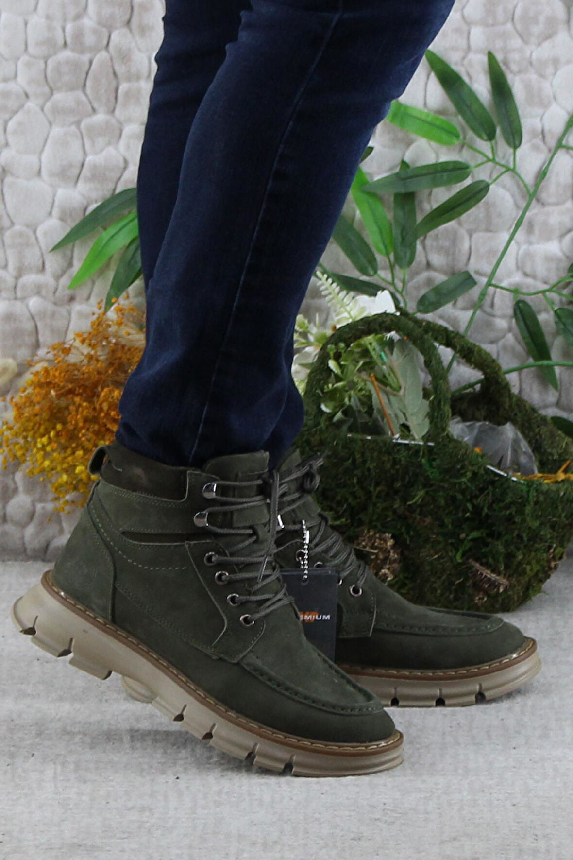 M.P 242 1854 Rahat Orijinal Ürün Nubuk Hakiki Deri Erkek Bot