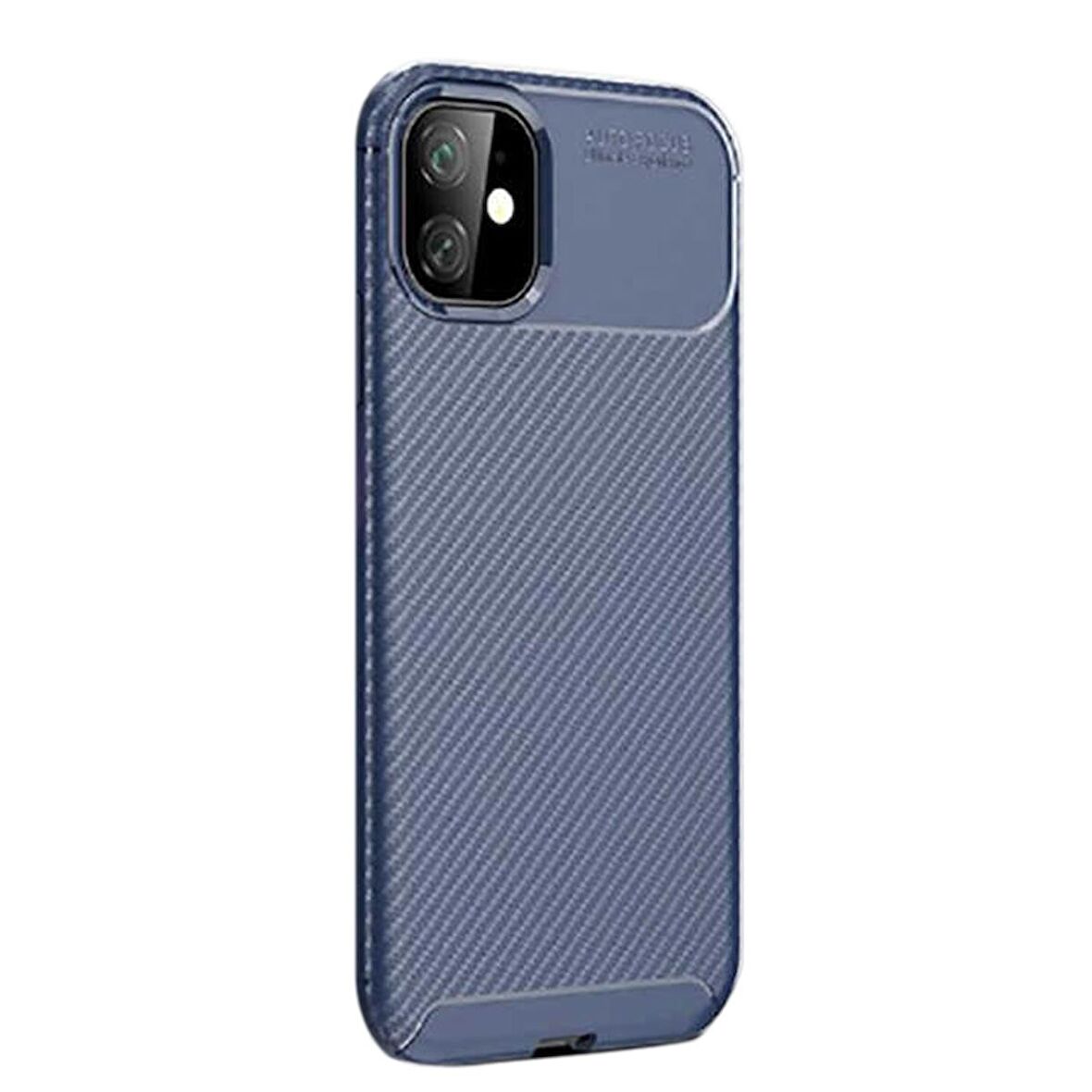 Gpack Apple iPhone 11 Kılıf Negro Karbon Dizayn SilikonNano Glass
