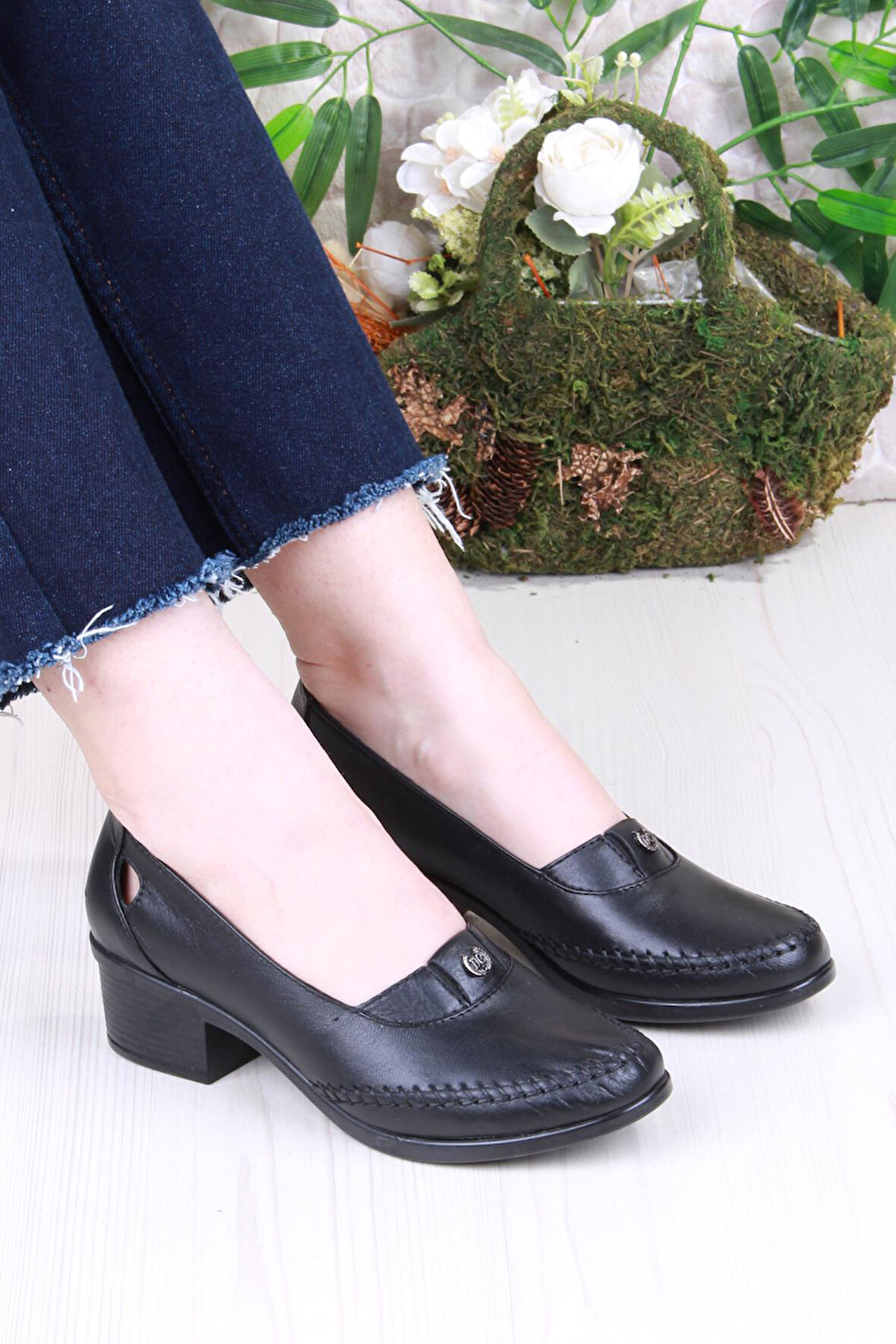 Mehmet Mete 295 Rahat İç Ve Dış Hakiki Deri Kadın Ayakkabı