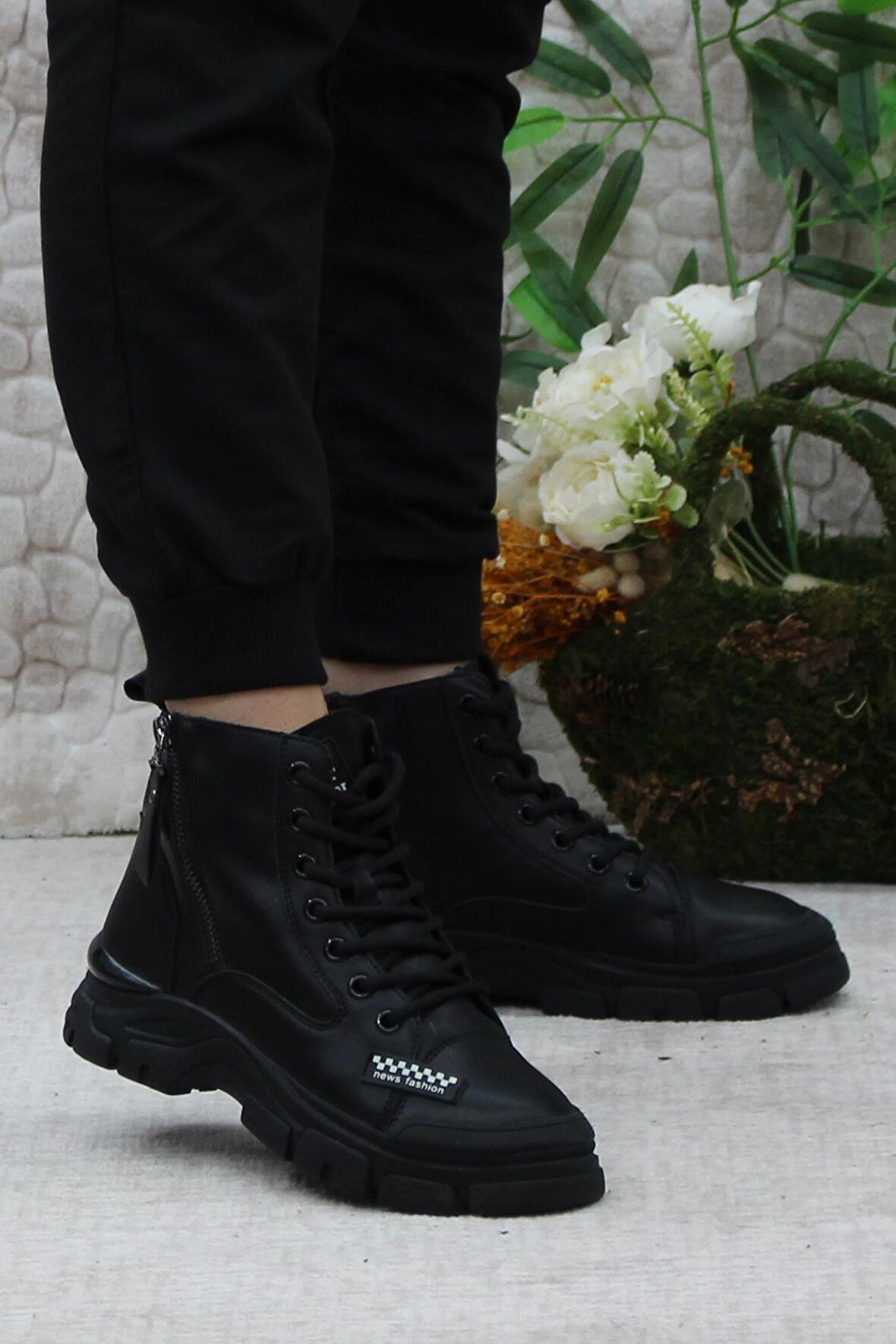 Mehmet Mete Guja 23K310-9 Orijinal Ürün Yumuşak Esnek Kaymaz Taban Kadın Bot