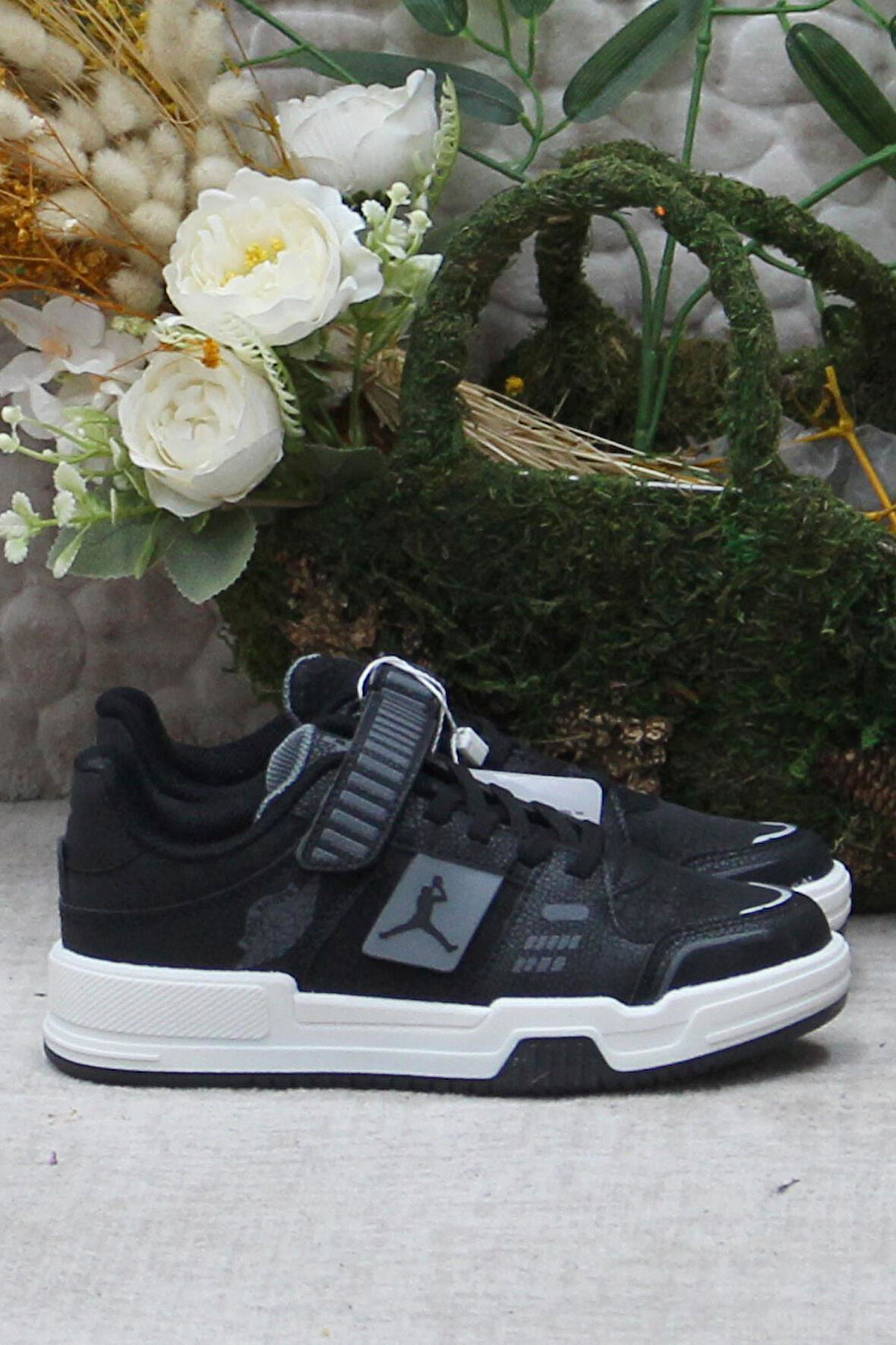 Fort Cool King Kısa Siyah Rahat Sneaker Çocuk Ayakkabı