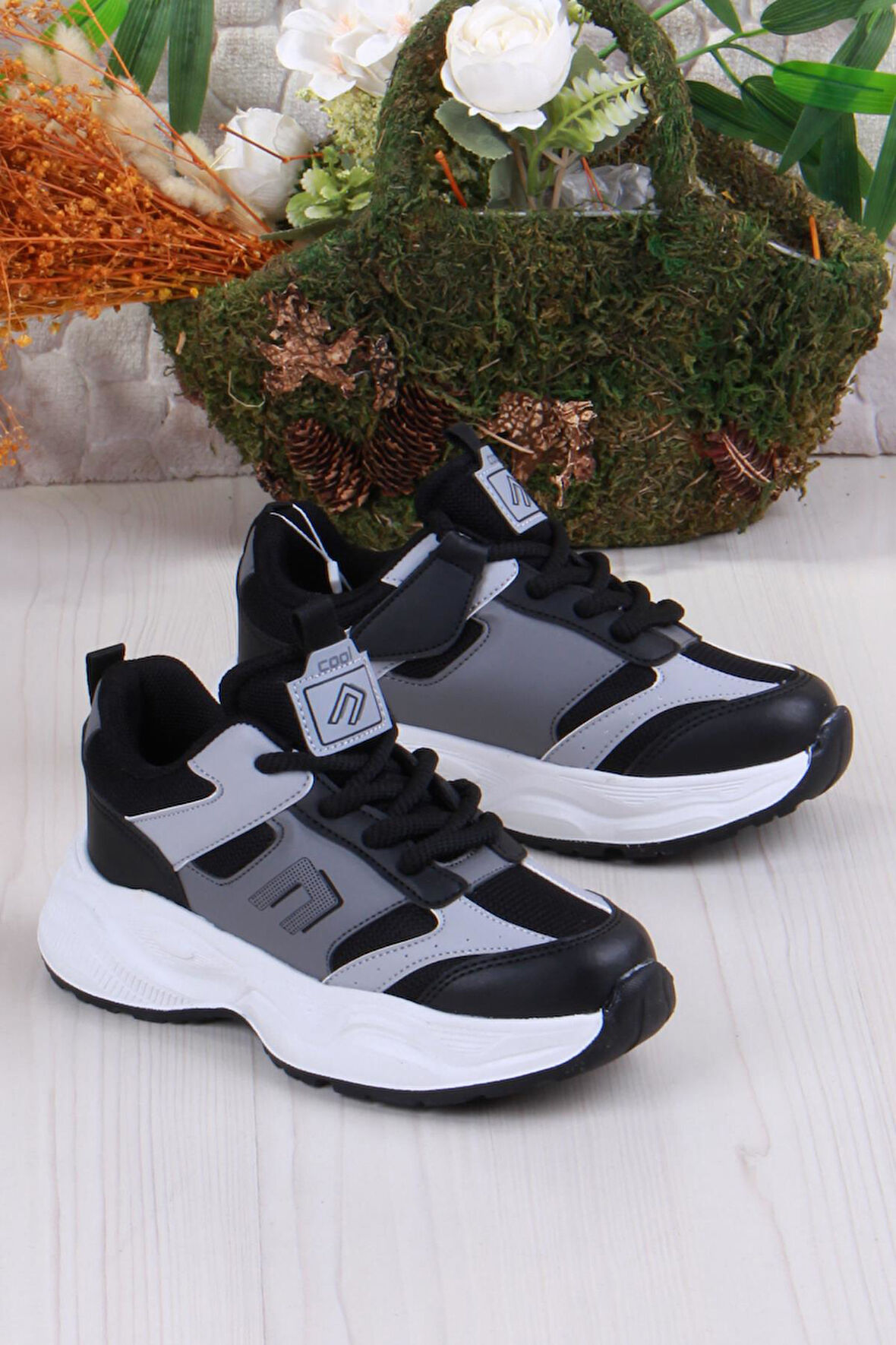 Fort Cool Birian Rahat Hafif Çırtlı Bağcıklı Çocuk Ayakkabı