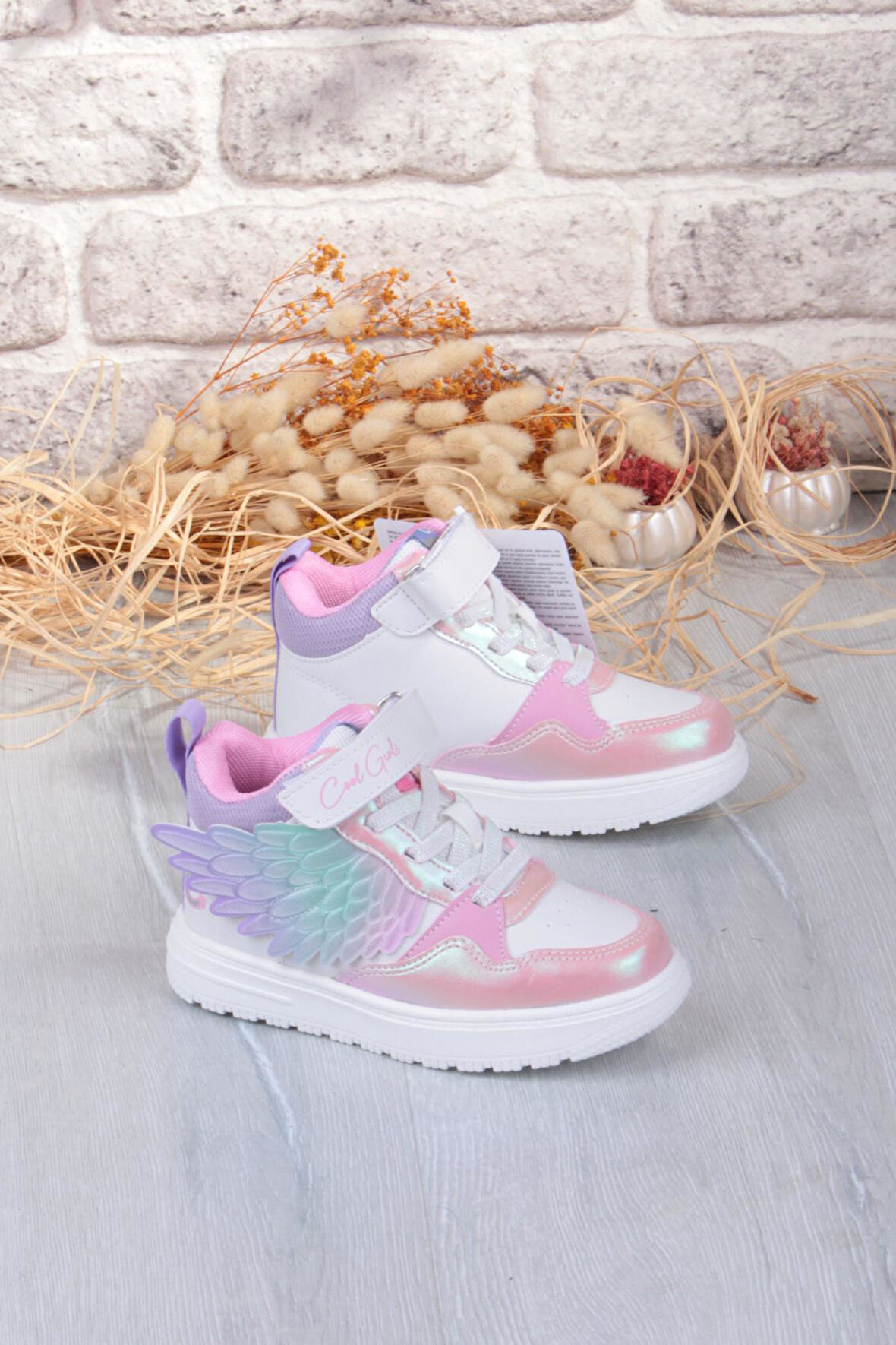 Fort Cool Helen Rahat Hafif Kanat Figürlü Bilekli Sneaker Kız Çocuk Ayakkabı