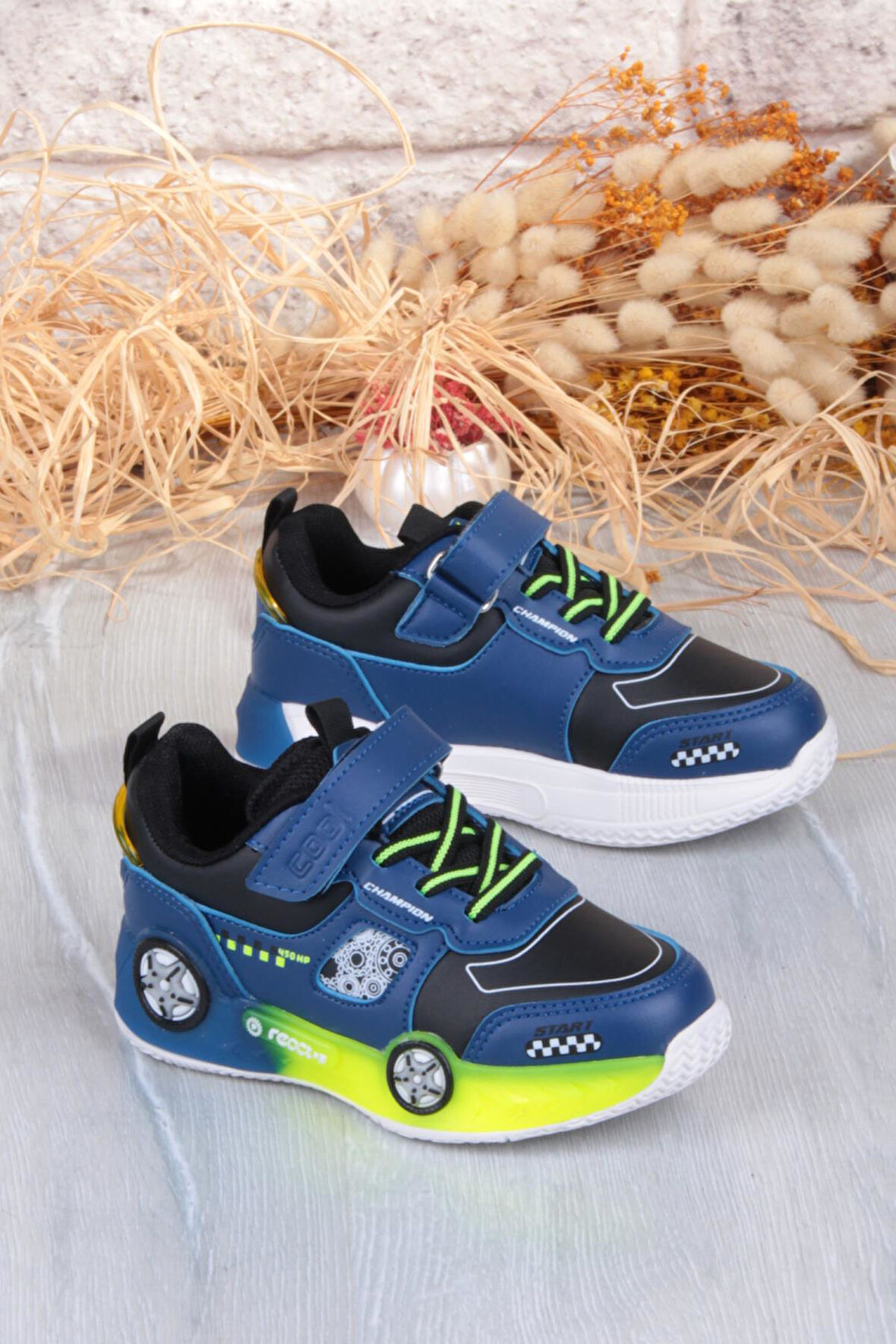 Fort Cool Racing Rahat Hafif Araba Figürlü Erkek Çocuk Ayakkabı