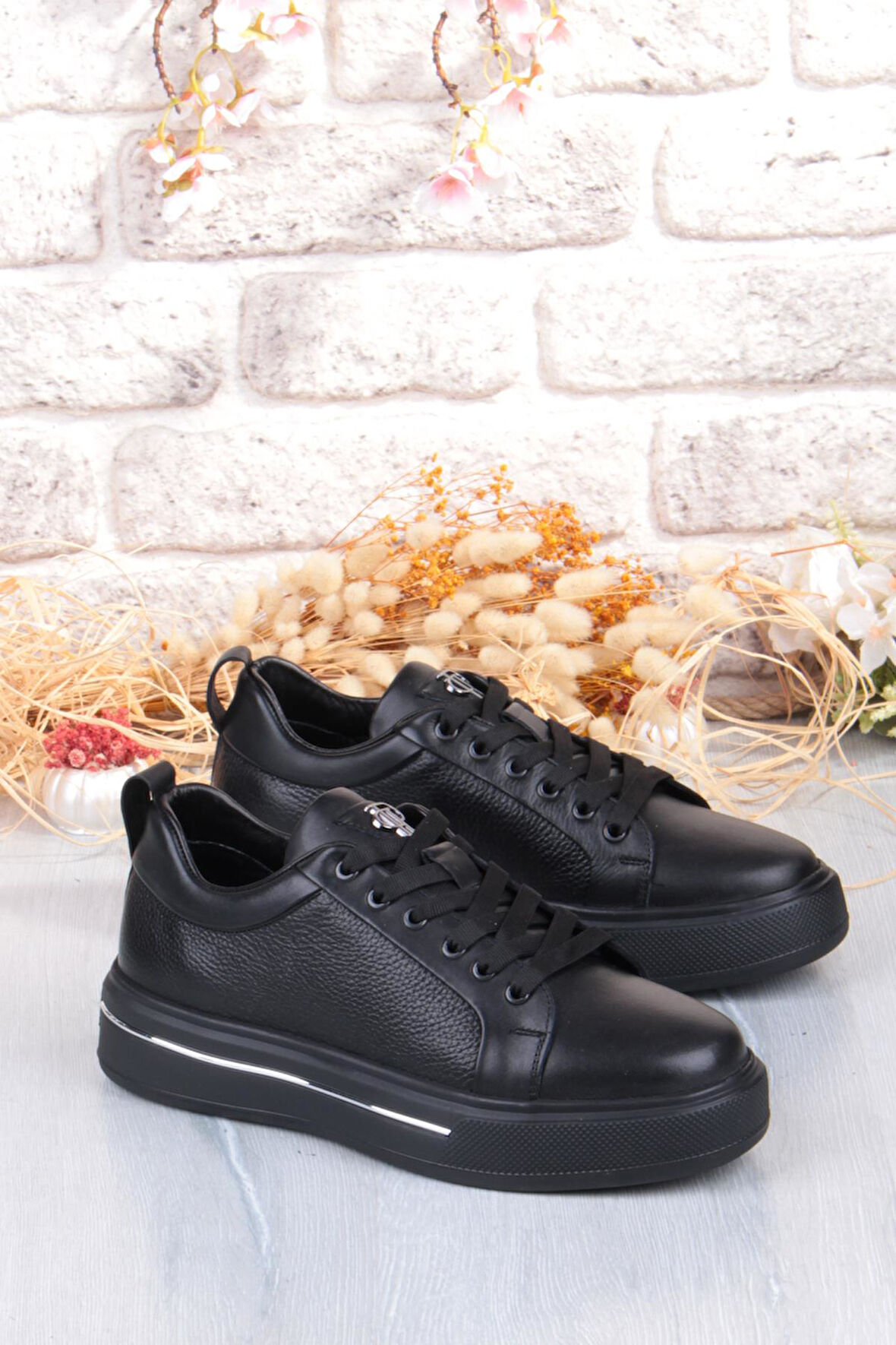 Pepita M054 Rahat Hafif Kalın Taban Hakiki Deri Erkek Ayakkabı