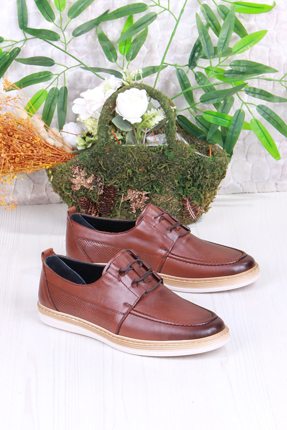 Mehmet Mete 4169 Bordolli Yumuşak Hafif İç Ve Dış Hakiki Deri Erkek Ayakkabı