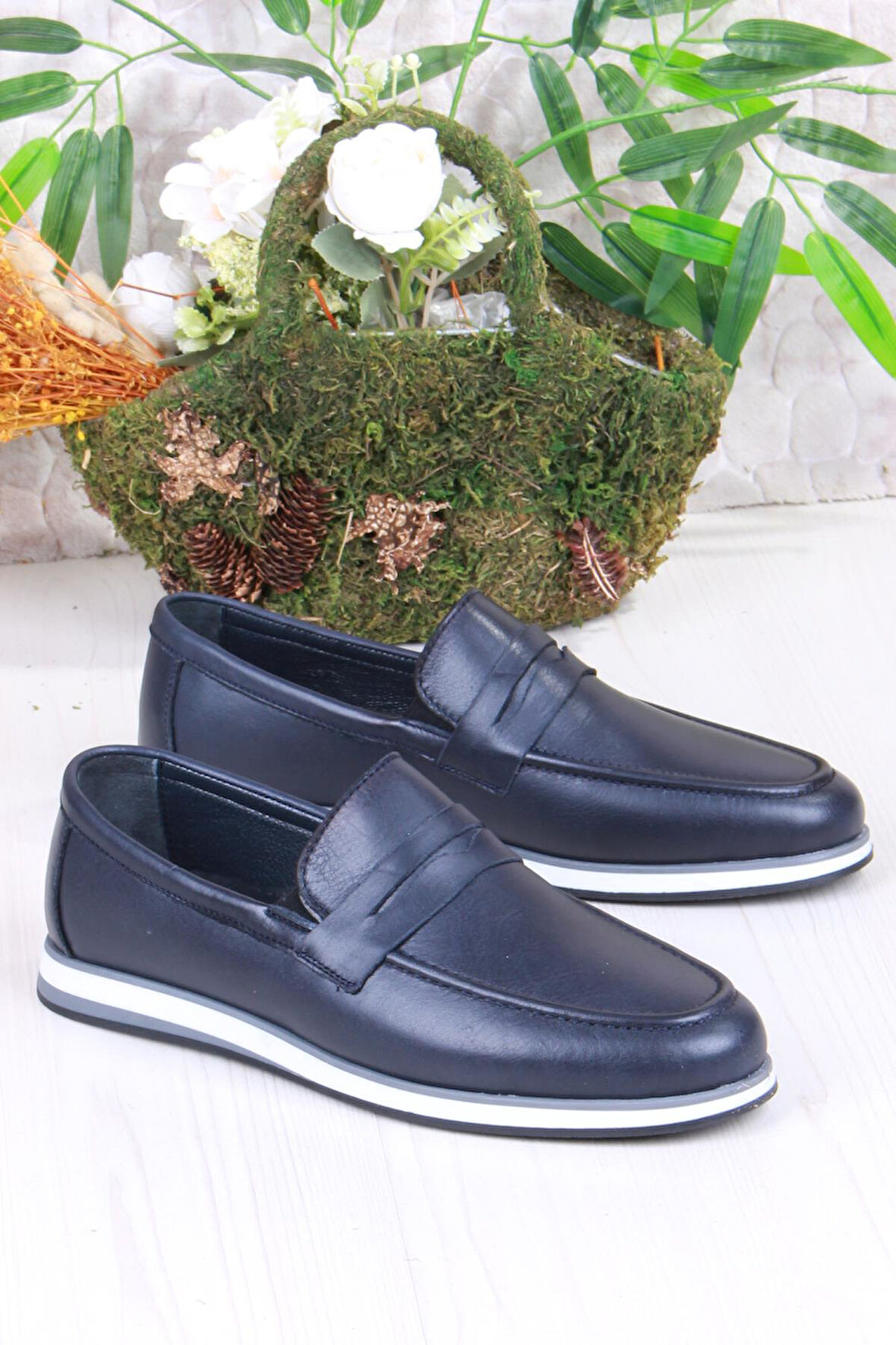 Mehmet Mete 424677 Rahat İç Ve Dış Hakiki Deri Loafer Erkek Ayakkabı