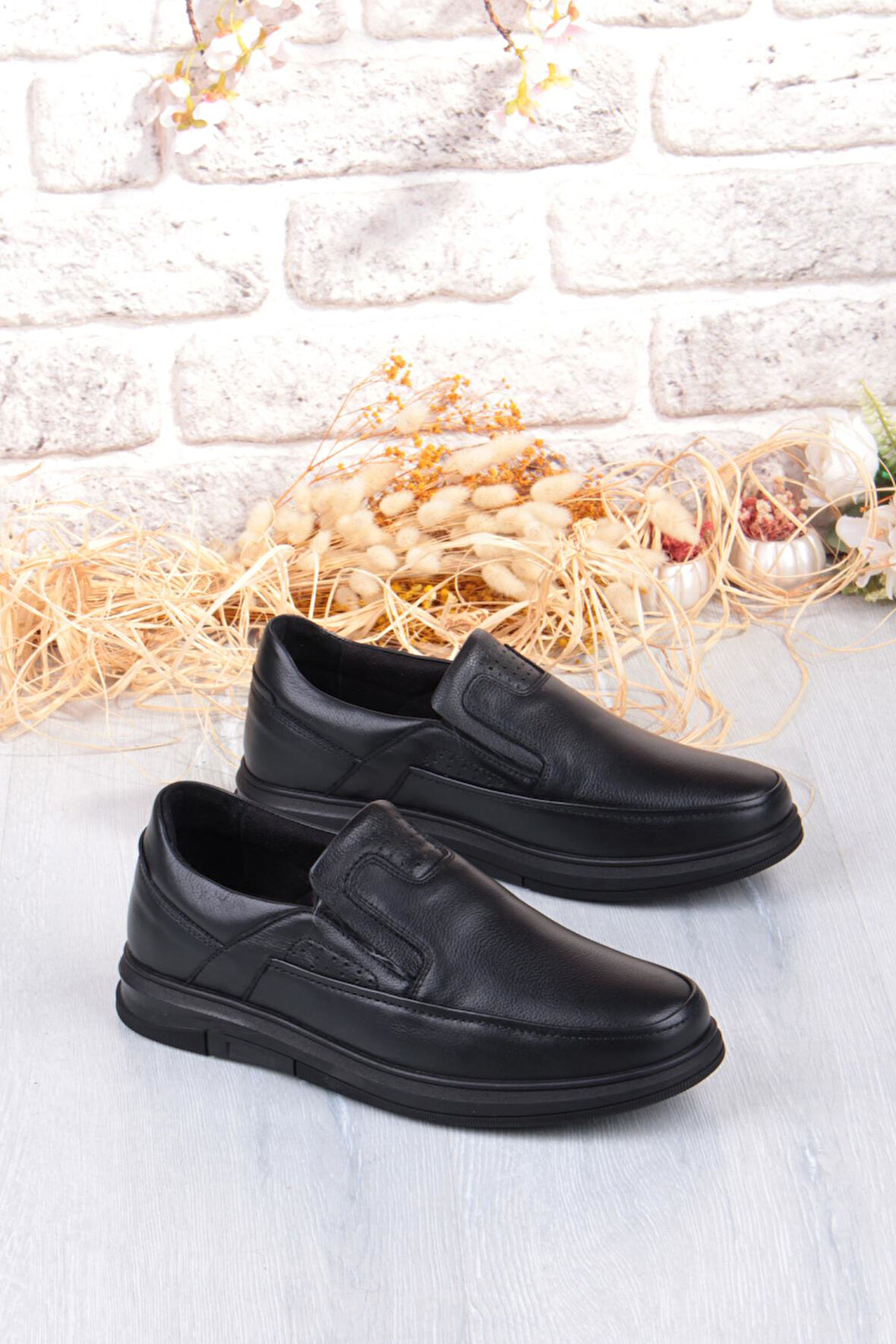 Mehmet Mete 32444 Kale Rahat Sıcak Astar Kaymaz Taban Hakiki Deri Erkek Ayakkabı