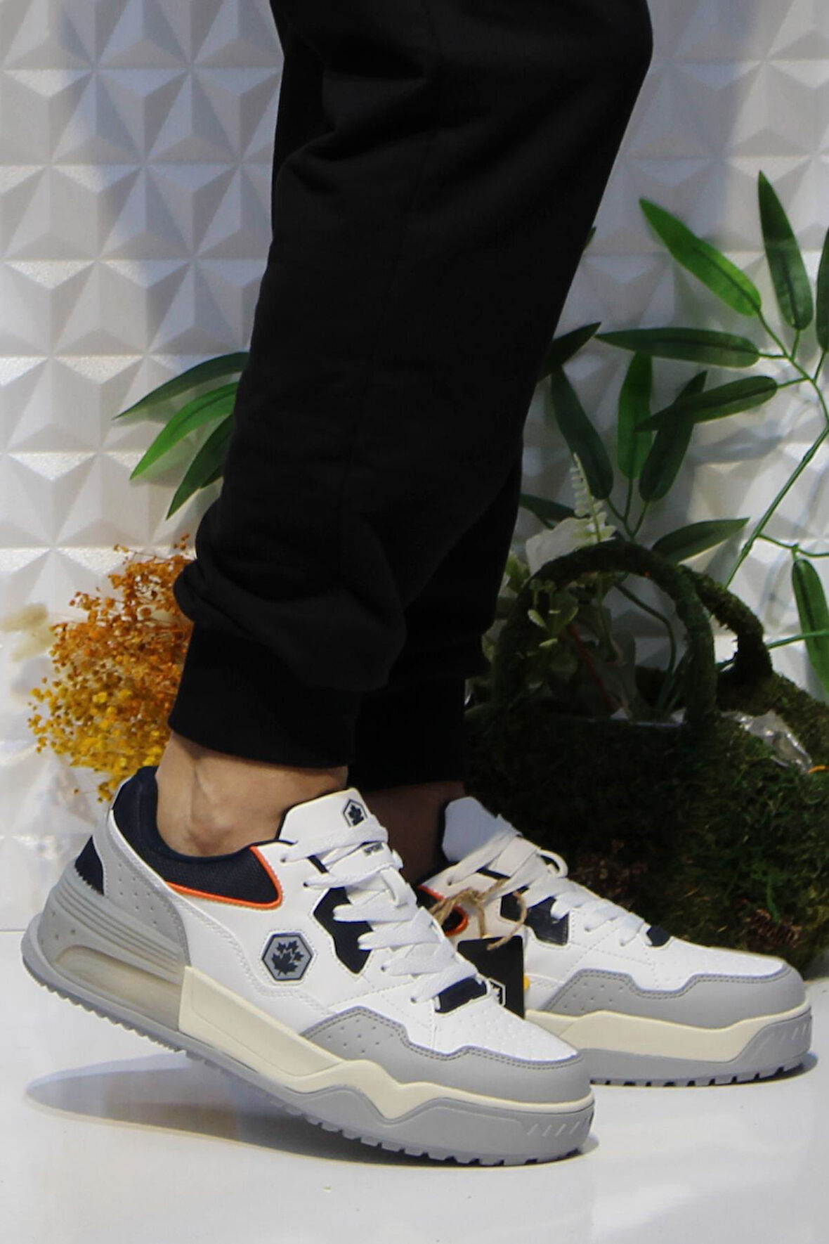 Lumberjack Murrıel Beyaz Lacivert Rahat Orijinal Ürün Sneaker Erkek Ayakkabı