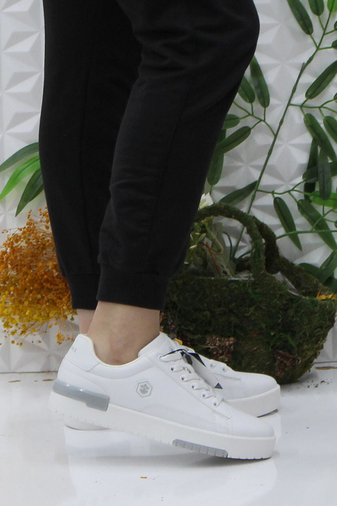 Lumberjack Esen Beyaz Rahat Orijinal Ürün Sneaker Kadın Ayakkabı