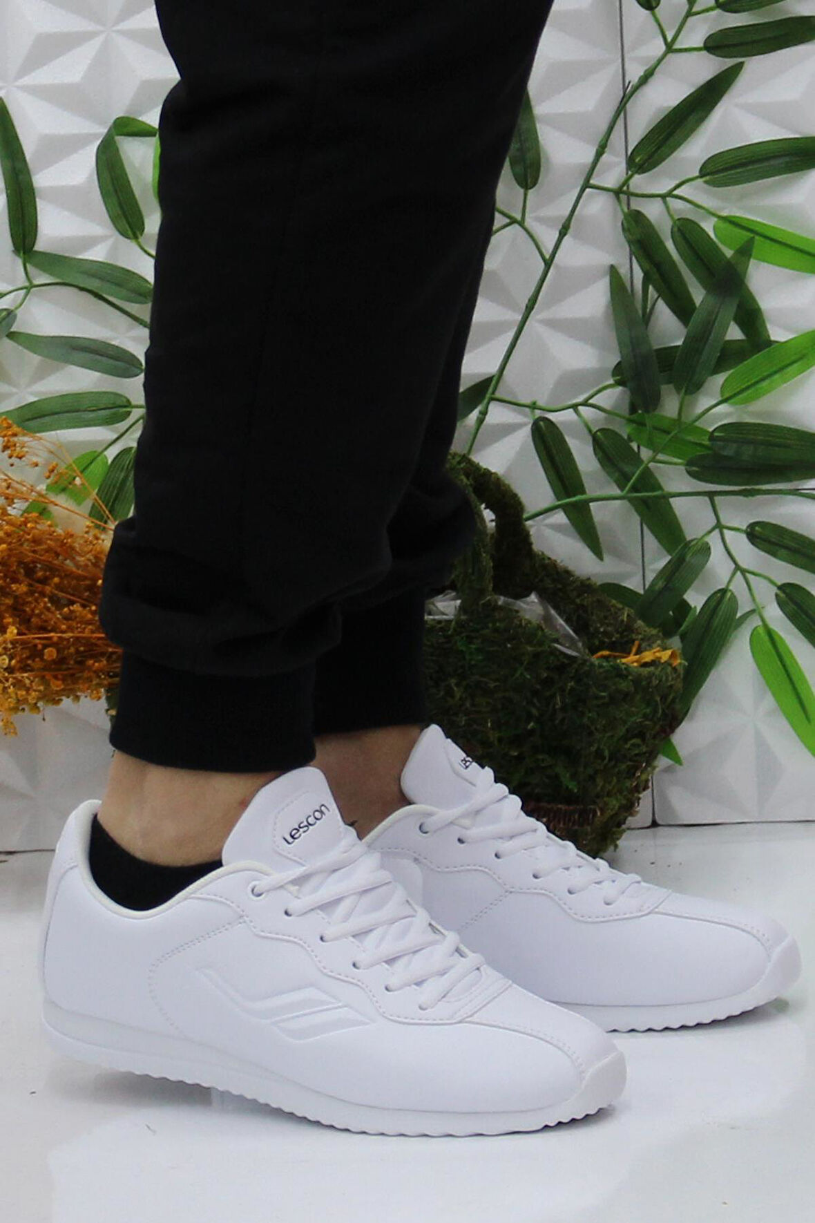 Lescon Neptun 5 Beyaz Rahat Esnek Orijinal Ürün Sneaker Spor Ayakkabı