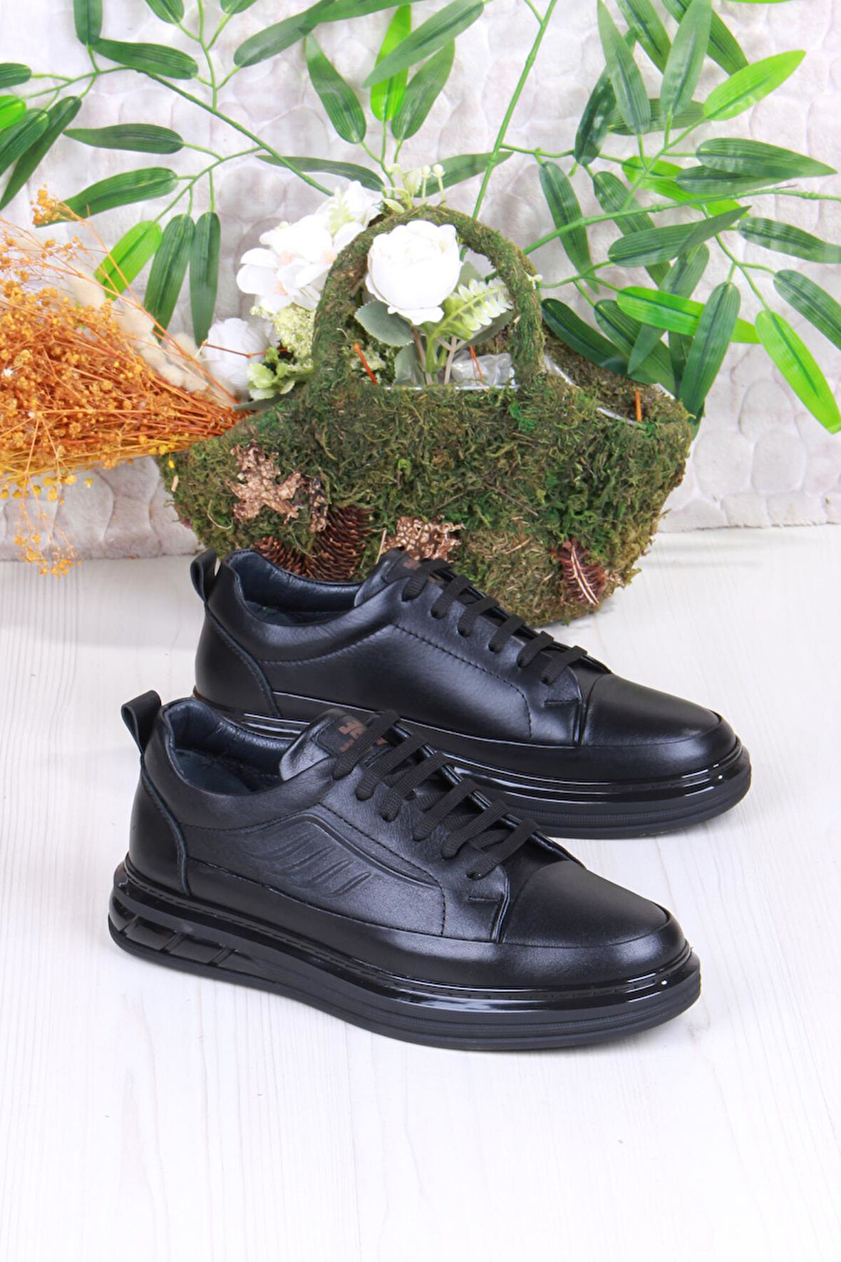 Mehmet Mete 42465 Rahat Hakiki Deri Sneaker Erkek Ayakkabı