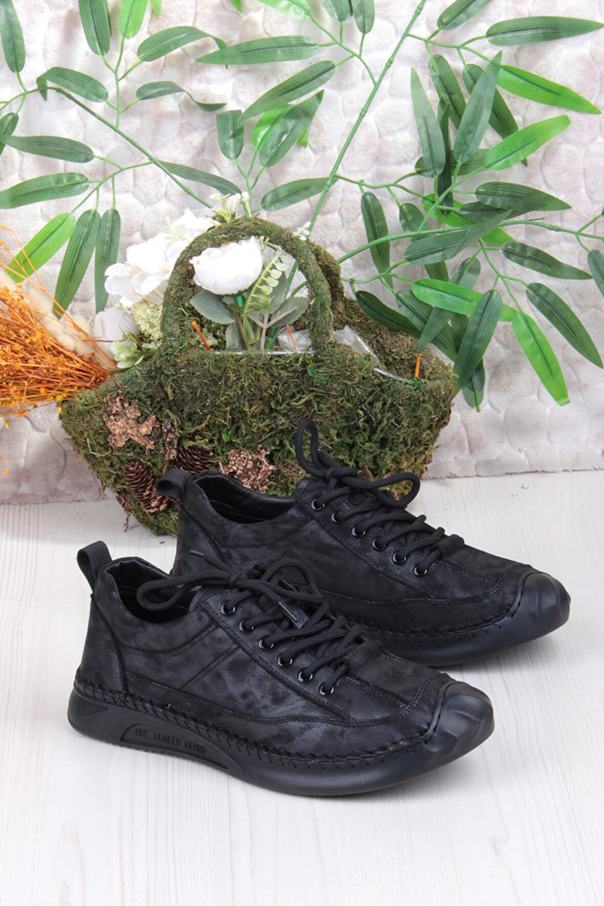 Guja Healer Rahat Esnek Yanlardan Tabana Dikişli Erkek Ayakkabı