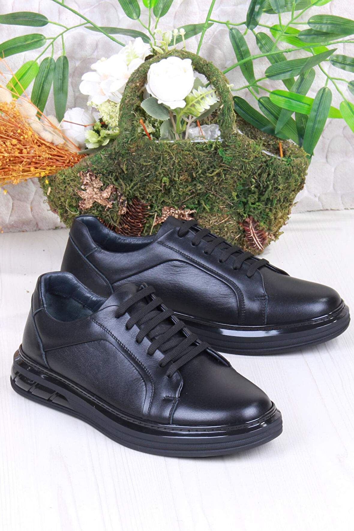 Mehmet Mete 42466 Rahat Hakiki Deri Sneaker Erkek Ayakkabı