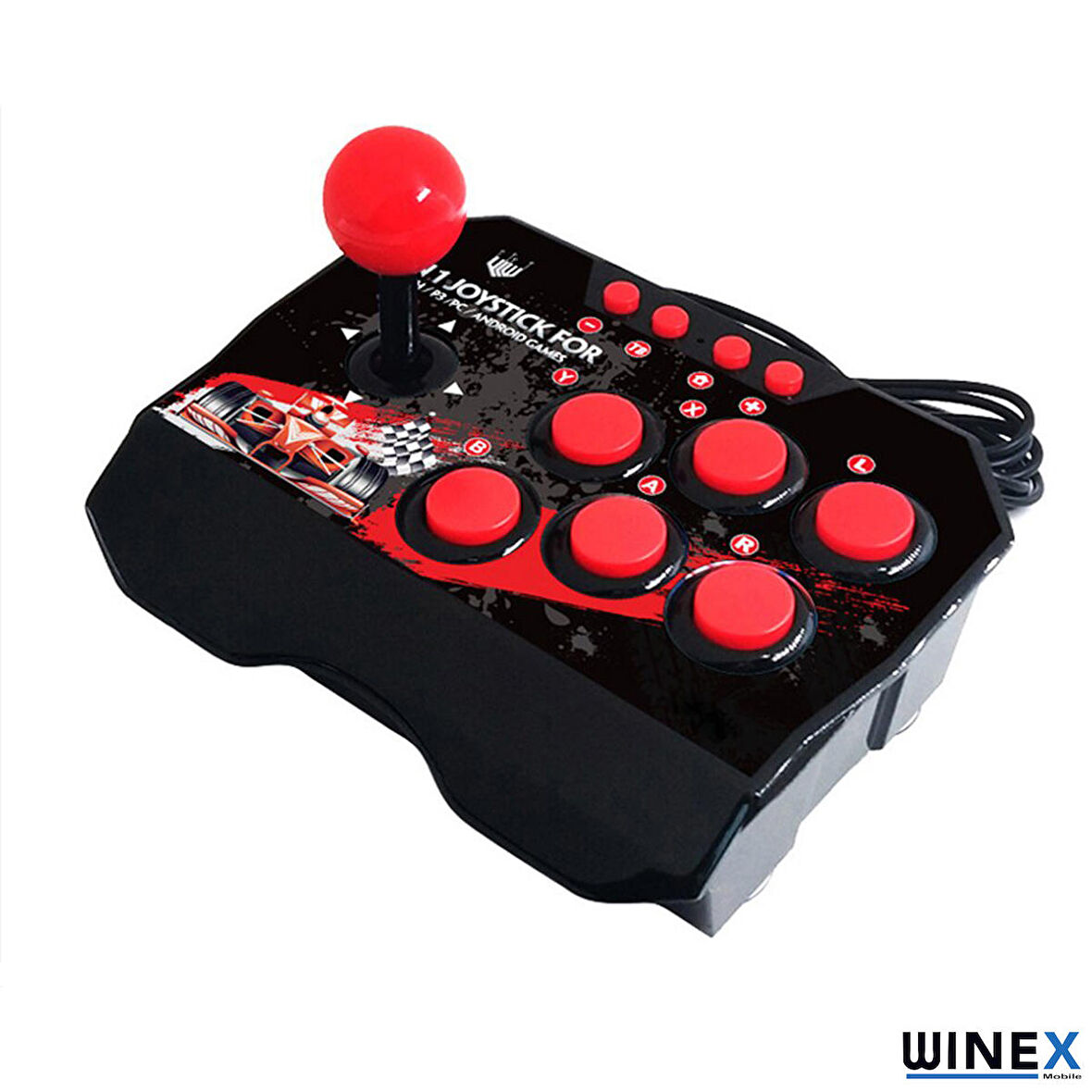 Global 4in1 Joystick N-Switch/Ps3/Pc/Android Retro Oyun Konsolu Joystick WNE0023