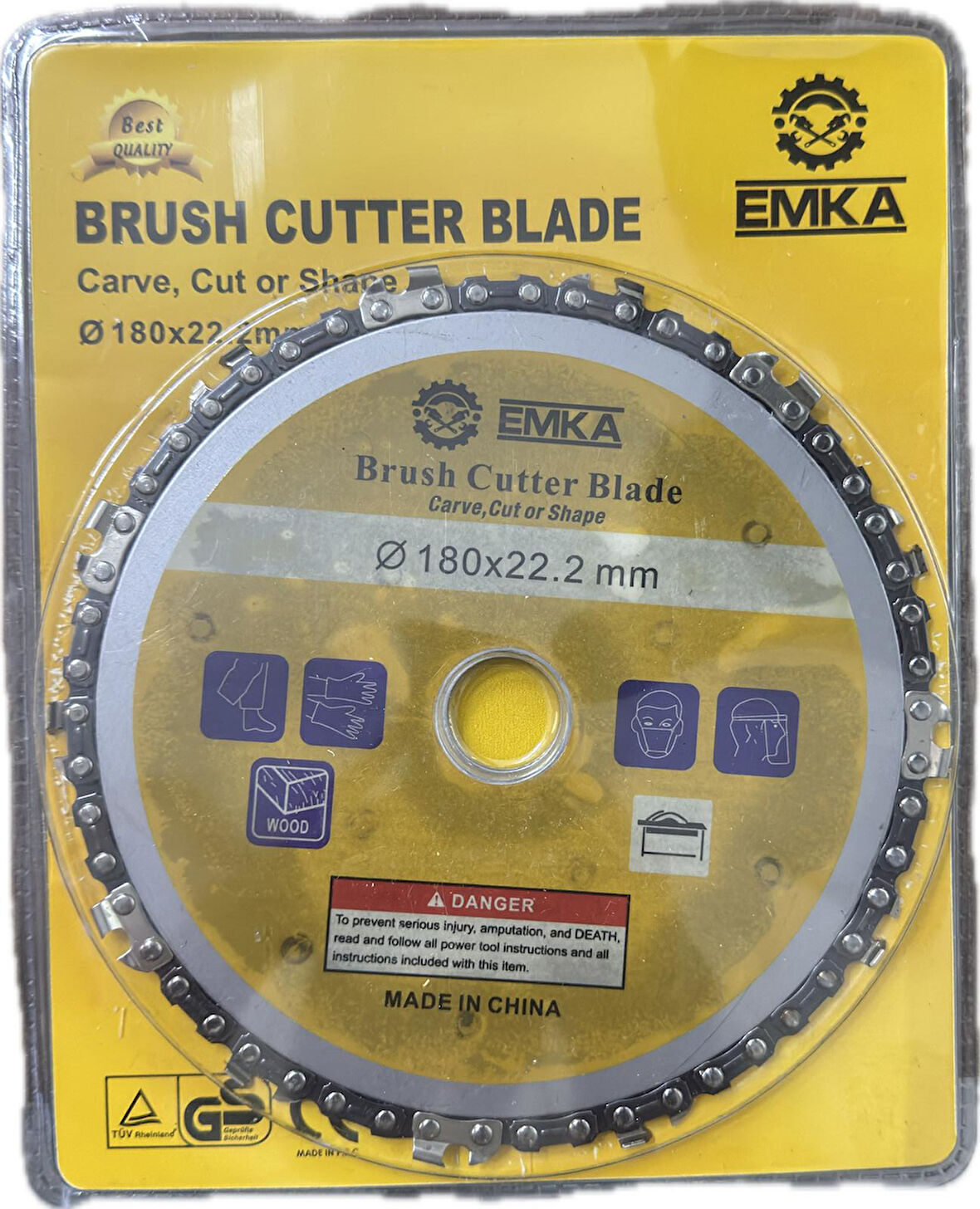 EMKA Ahşap Oyma Diski Zincirli Testere 180 X 22