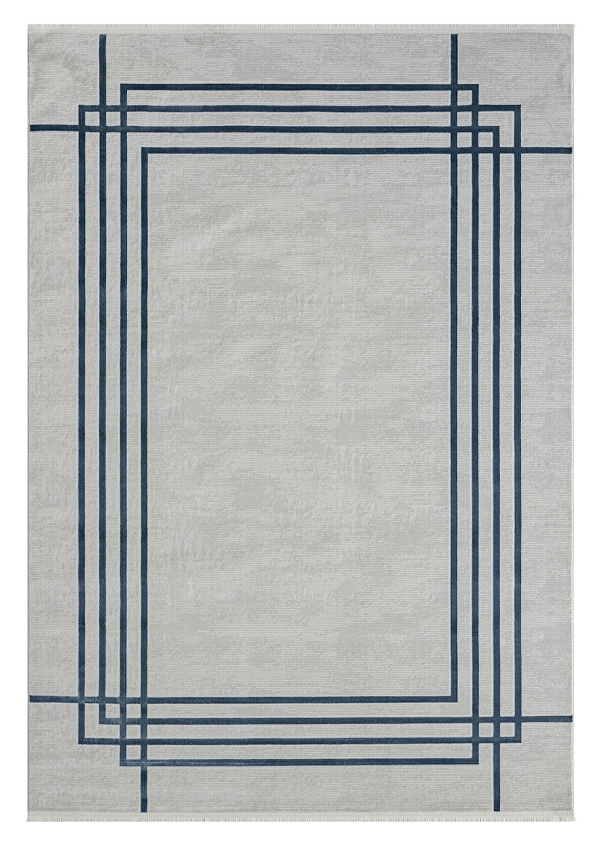 Seyran Mısra Koleksiyonu Modern Desenli Halı 5003 Mavi