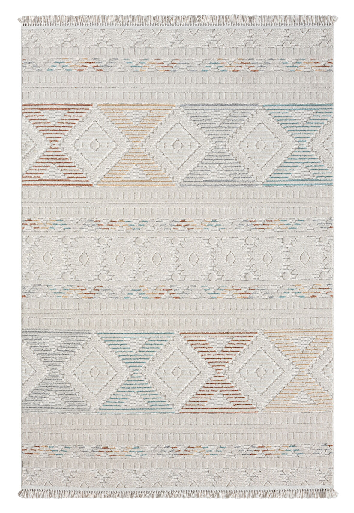 Seyran Rubby Koleksiyonu Sisal Dekoratif Halı 1551 Multi Bej