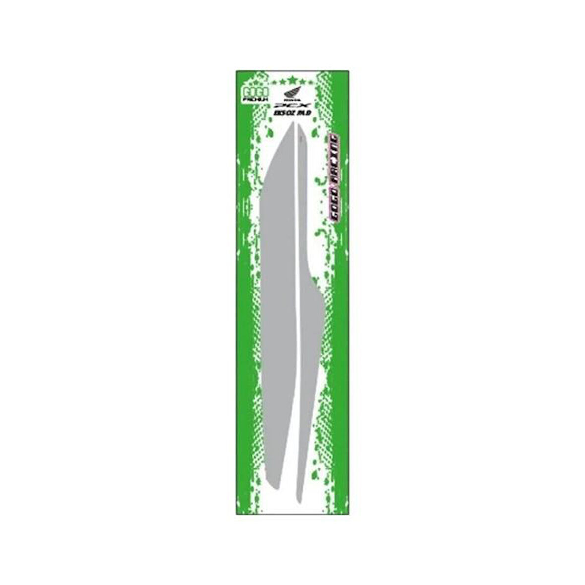 Gogo Egzoz Damla Sticker Nikelaj 003 Honda Pcx