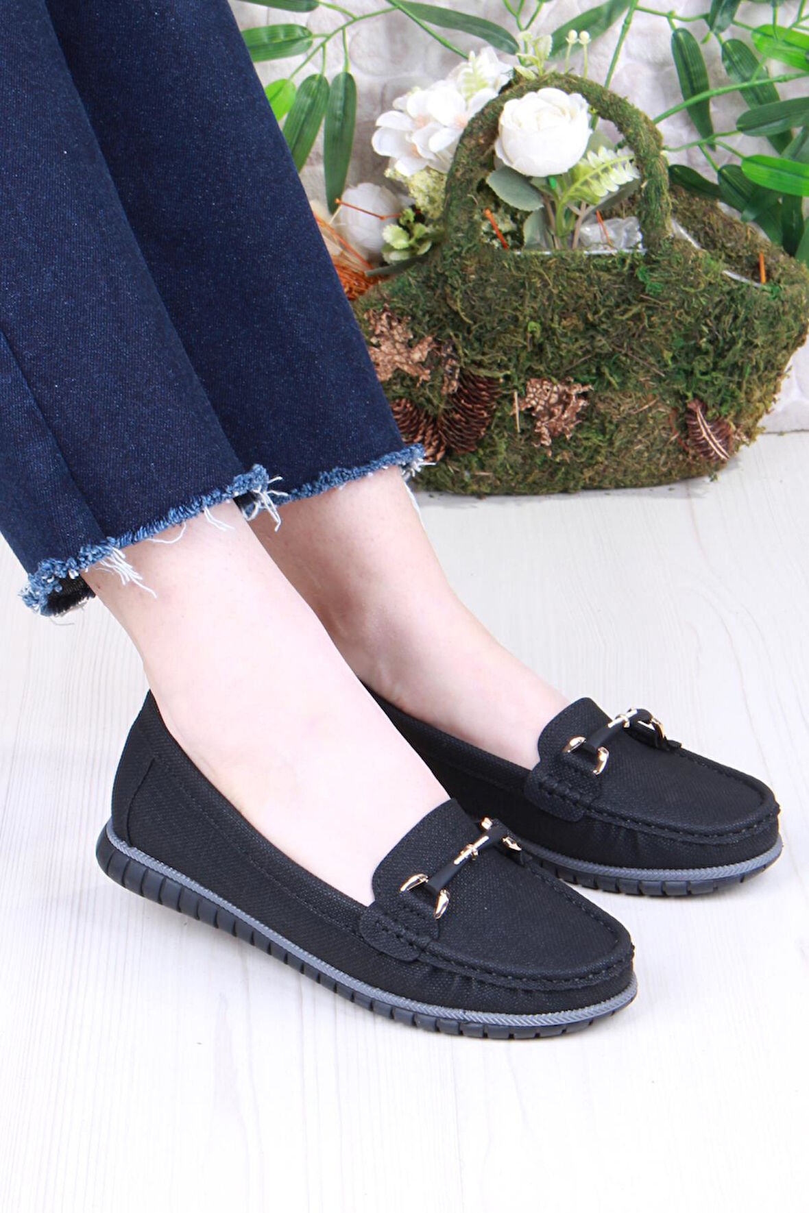 Fort 35323 New Star Rahat Yumuşak Toka Detaylı Kadın Babet