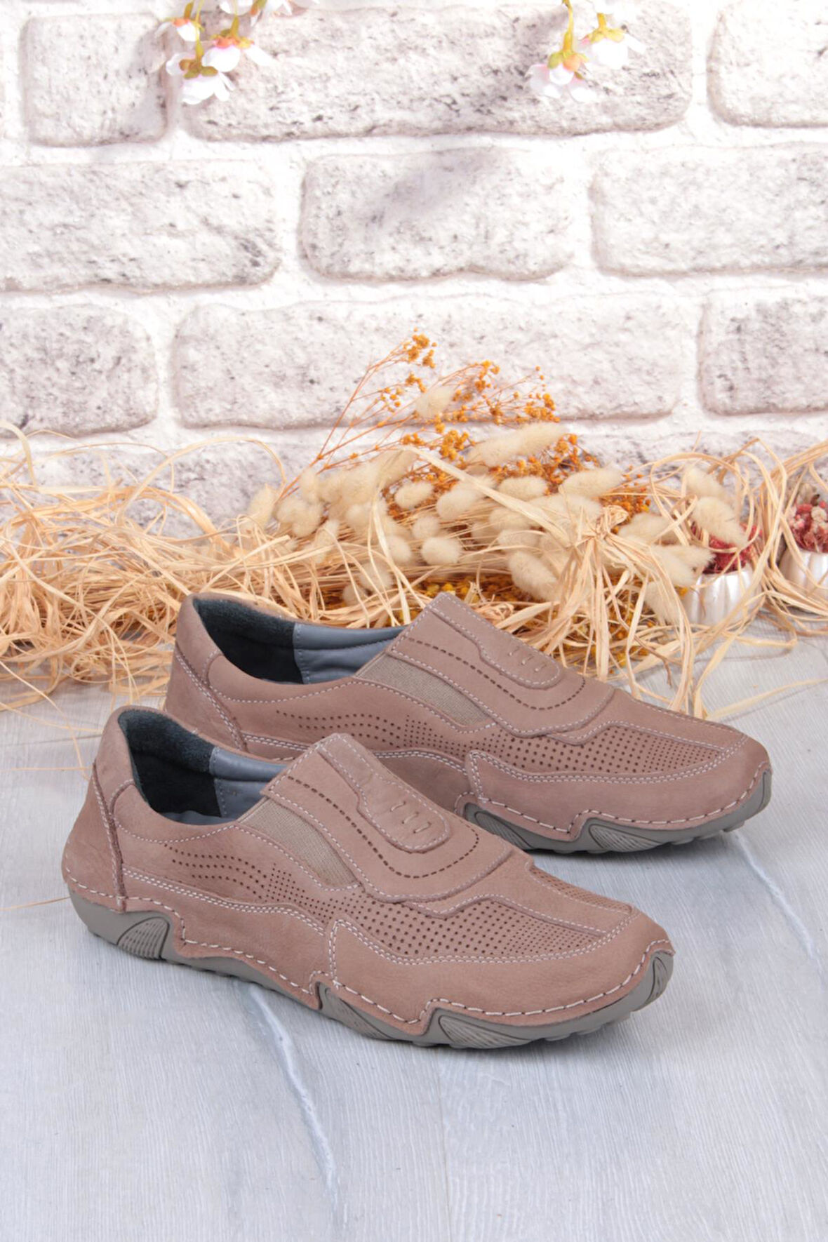 Mehmet Mete 42326 Nubuk Comfort Rahat Esnek Hakiki Deri Erkek Ayakkabı