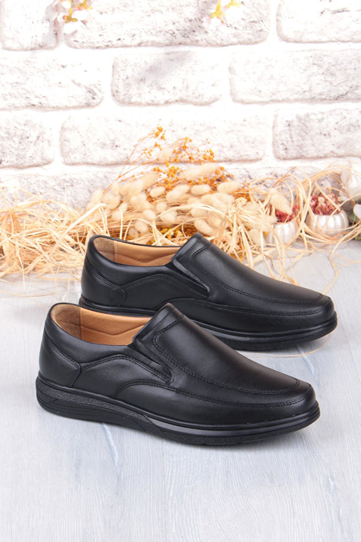 Mehmet Mete 42970 Face Rahat Esnek Kauçuk Taban Hakiki Deri Erkek Ayakkabı