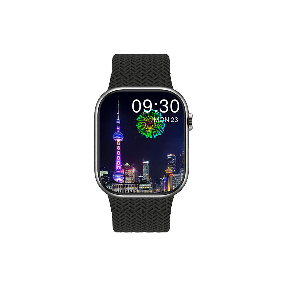 Global Watch HK9 Pro Plus Amoled Ekran Android İos HarmonyOs Uyumlu Akıllı Saat Siyah WNE0965