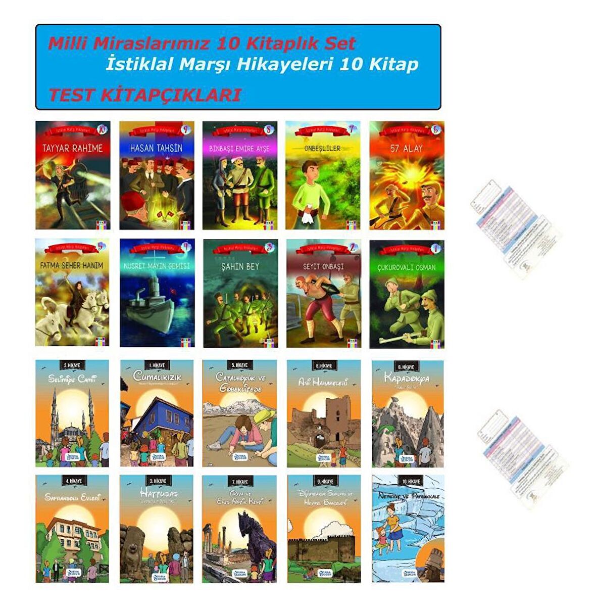 4. Sınıf Milli Miraslarımız + İstiklal Marşı Hikayeleri 20 Kitap Set