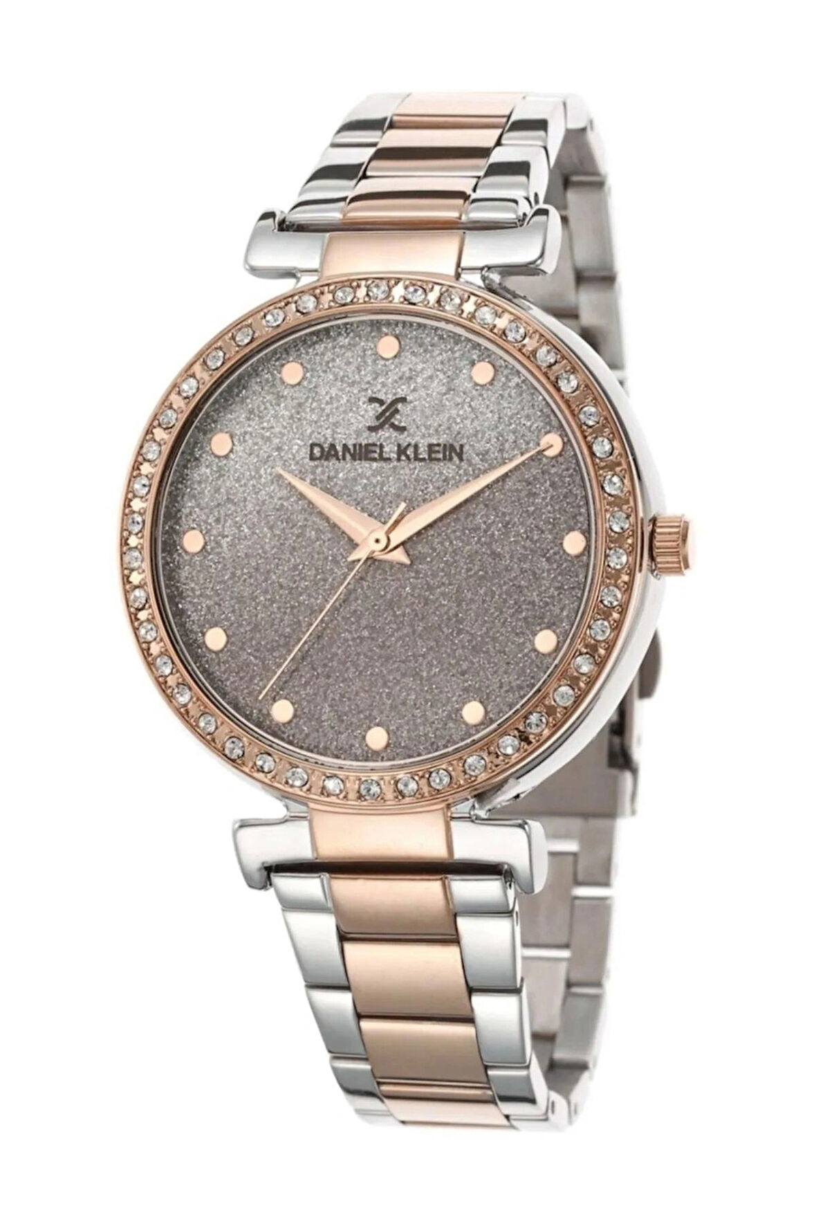 Daniel Klein DK4761 Simli Şık Kadran Taşlı Çelik Kadın Kol Saati