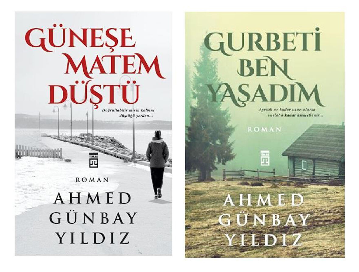 Gurbeti Ben Yaşadım + Güneşe Matem Düştü 2 Kitap