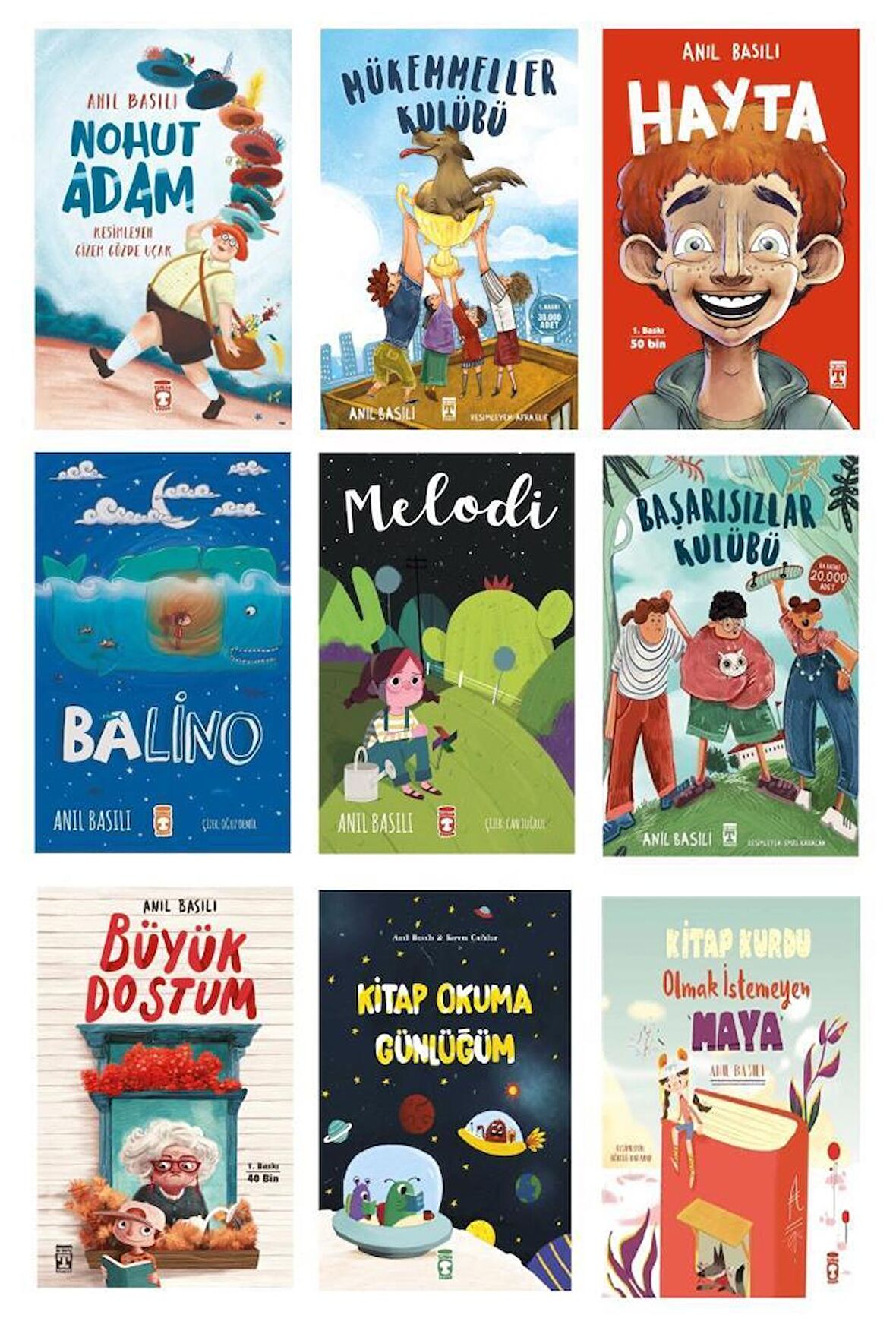 Anıl Basılı Seti 9 Kitap